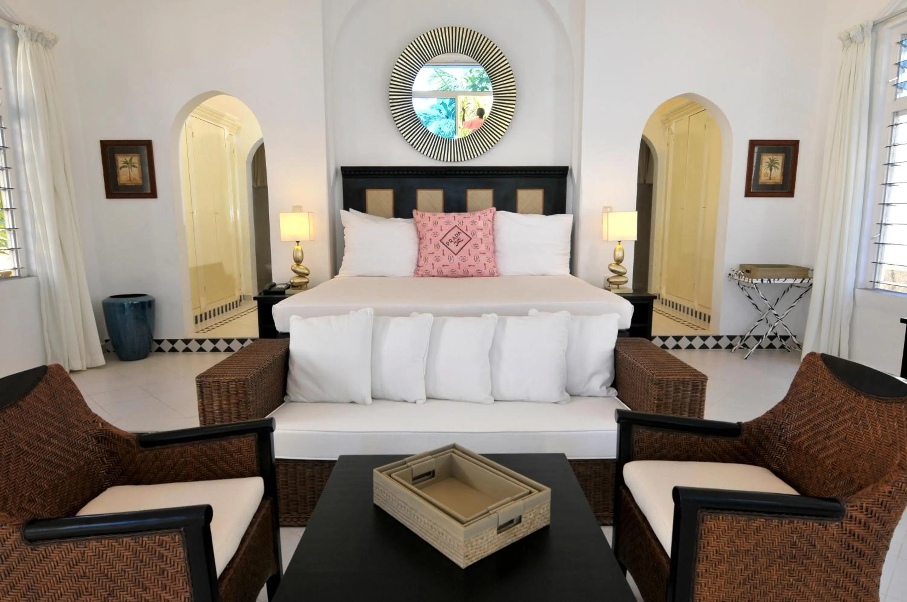 Bed in Coco Ocean Resort & Spa