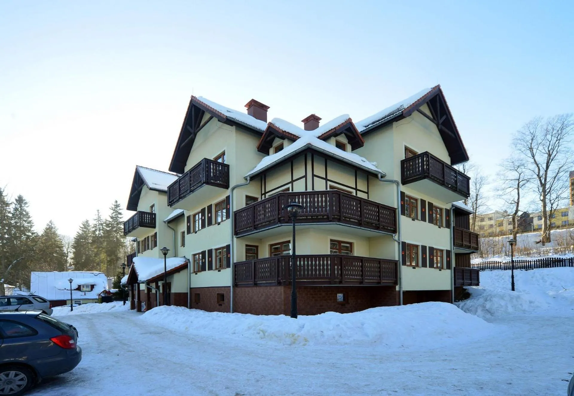 Property building in Apart-Invest Apartament Latte
