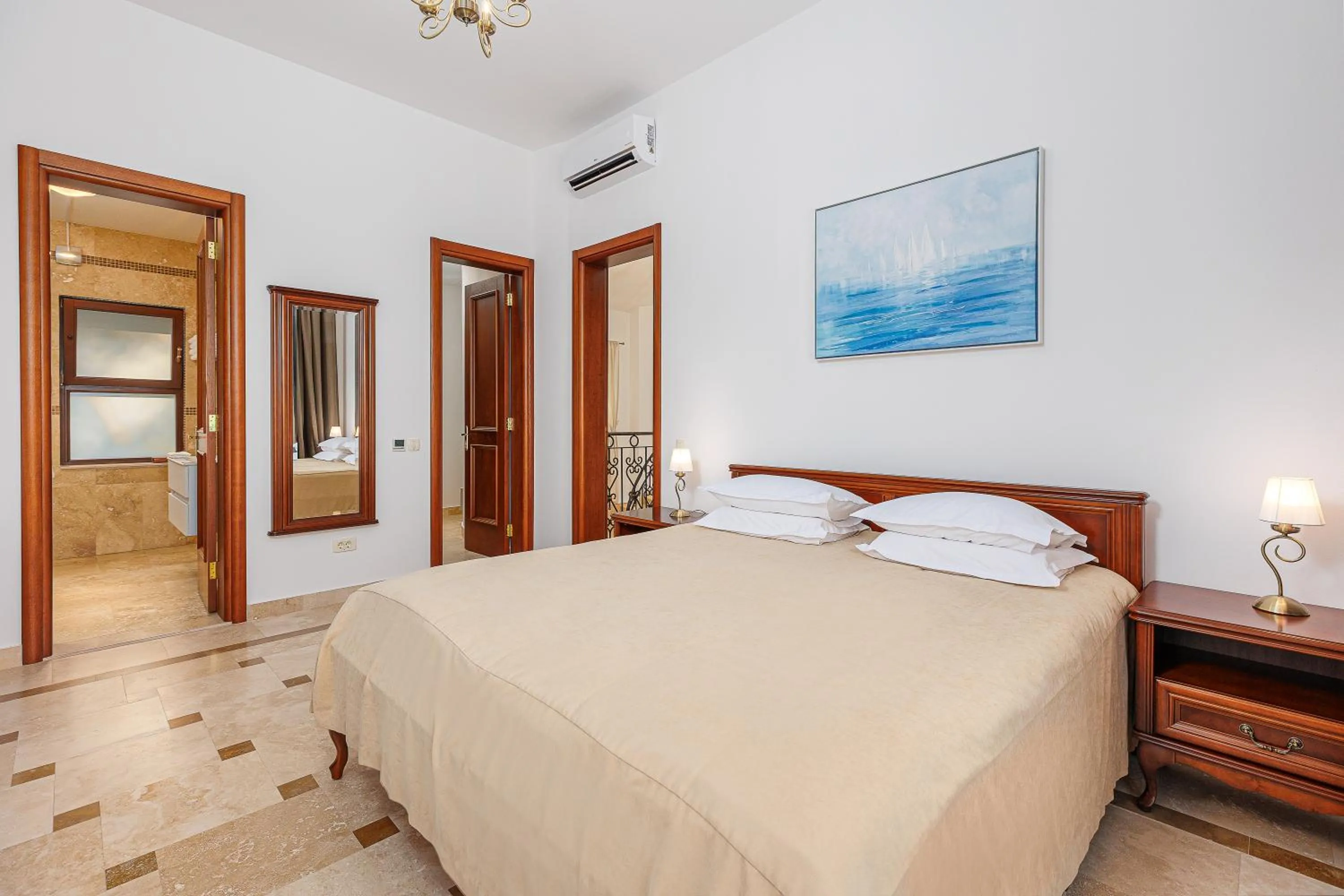 Bed in Oak Leaf Residences