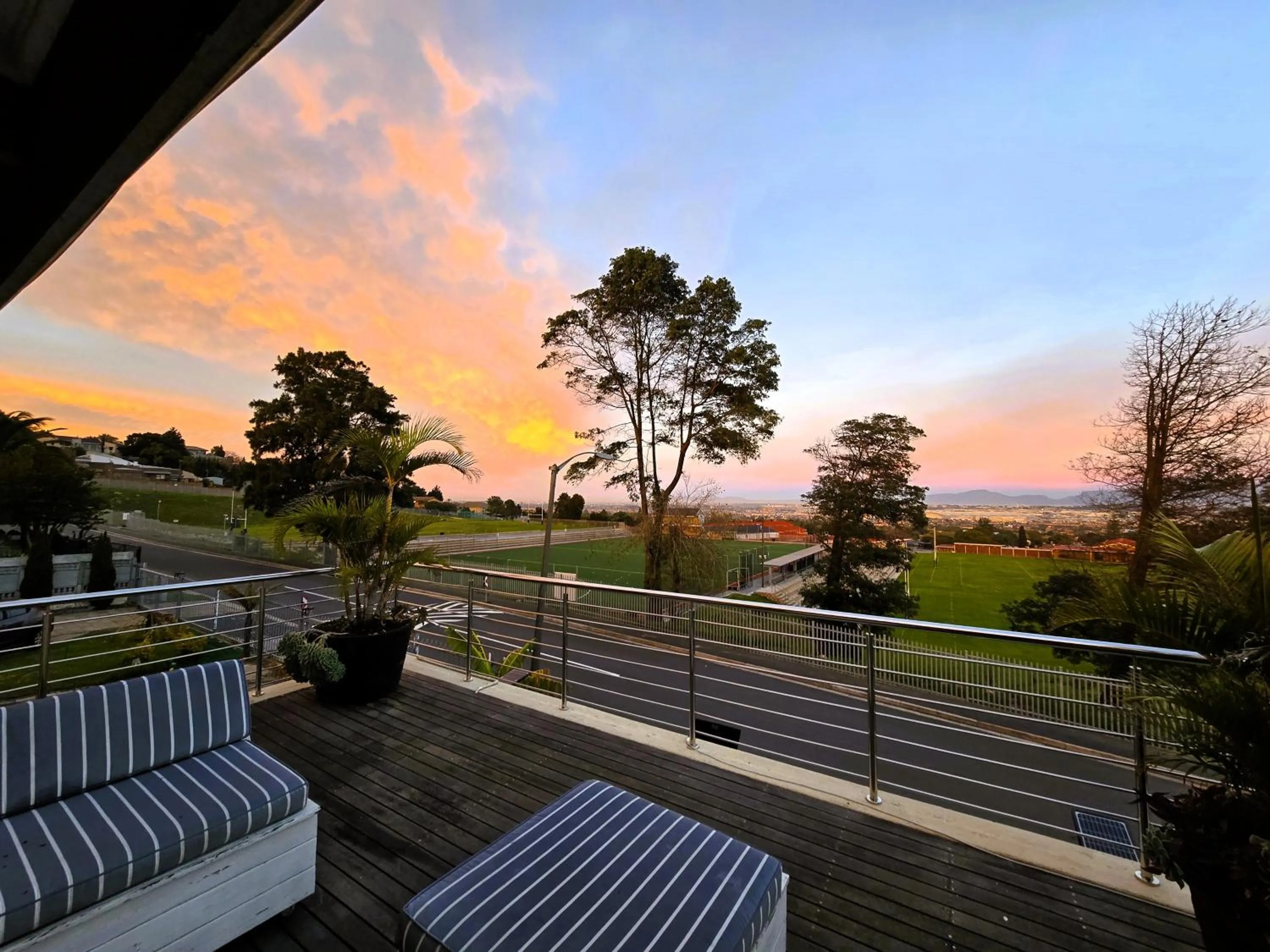 Balcony/Terrace in Walters Lane Luxury Accommodation main house - No loadshedding