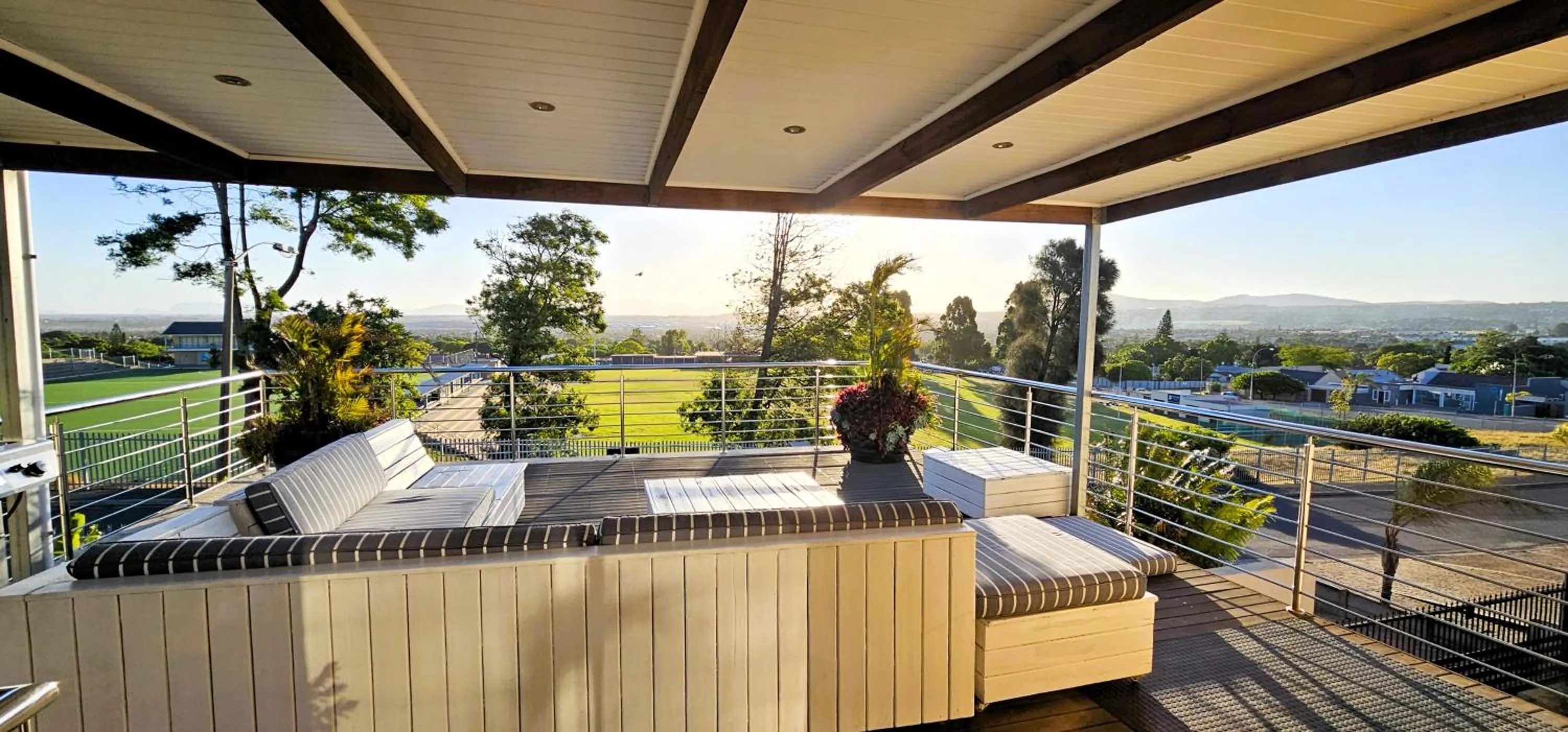 Balcony/Terrace in Walters Lane Luxury Accommodation main house - No loadshedding