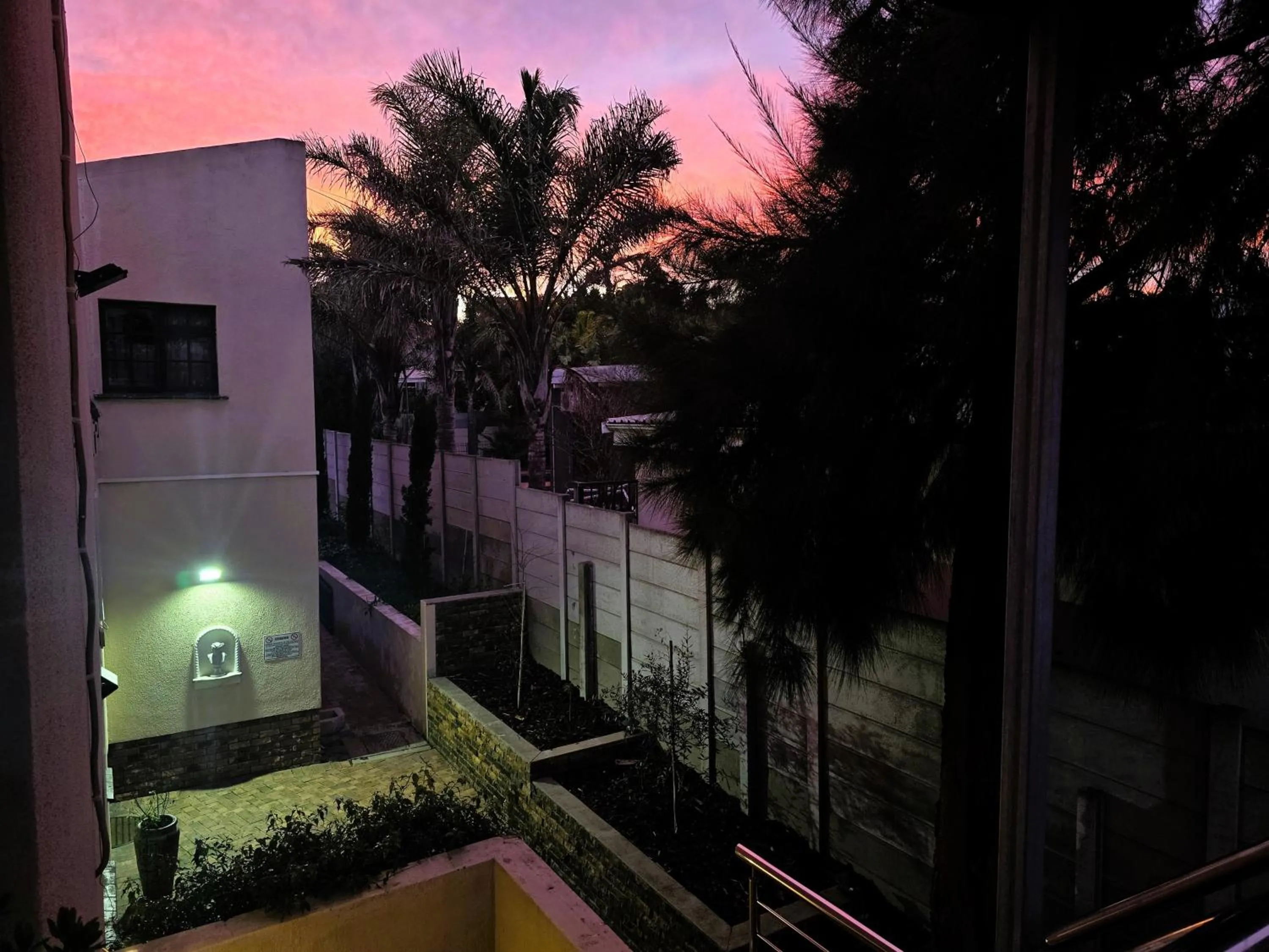 Garden view in Walters Lane Luxury Accommodation main house - No loadshedding