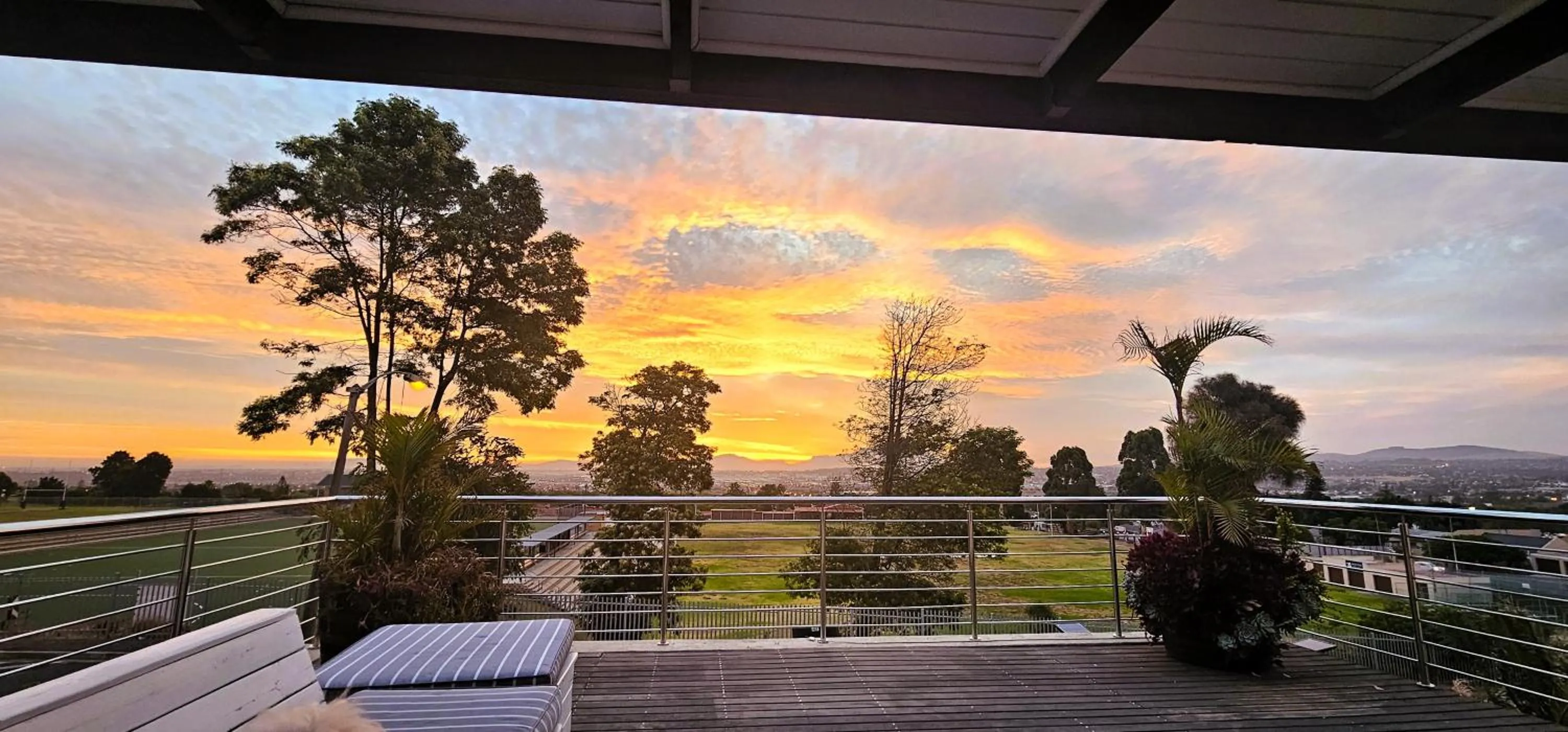 Balcony/Terrace in Walters Lane Luxury Accommodation main house - No loadshedding