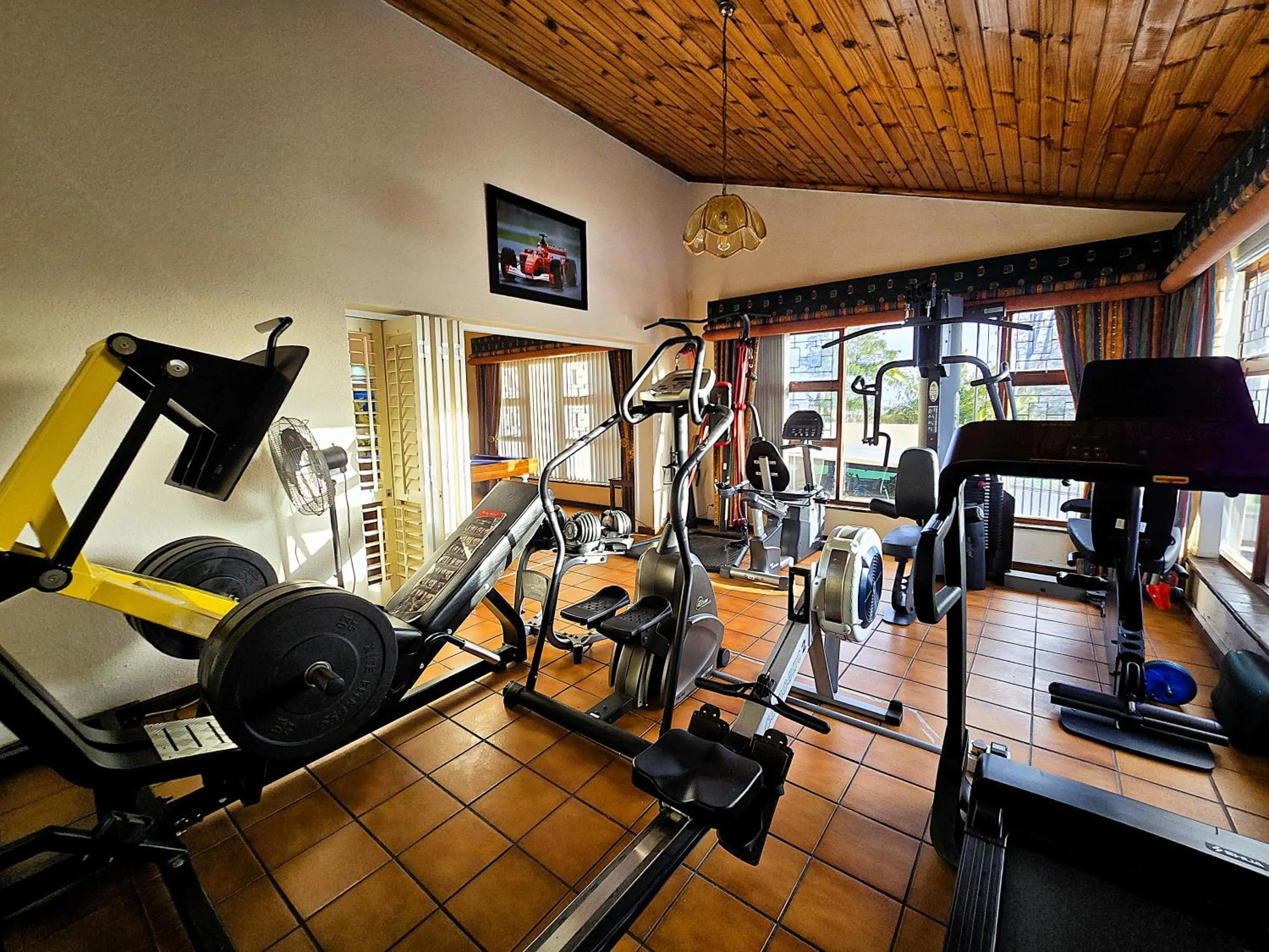 Fitness centre/facilities in Walters Lane Luxury Accommodation main house - No loadshedding