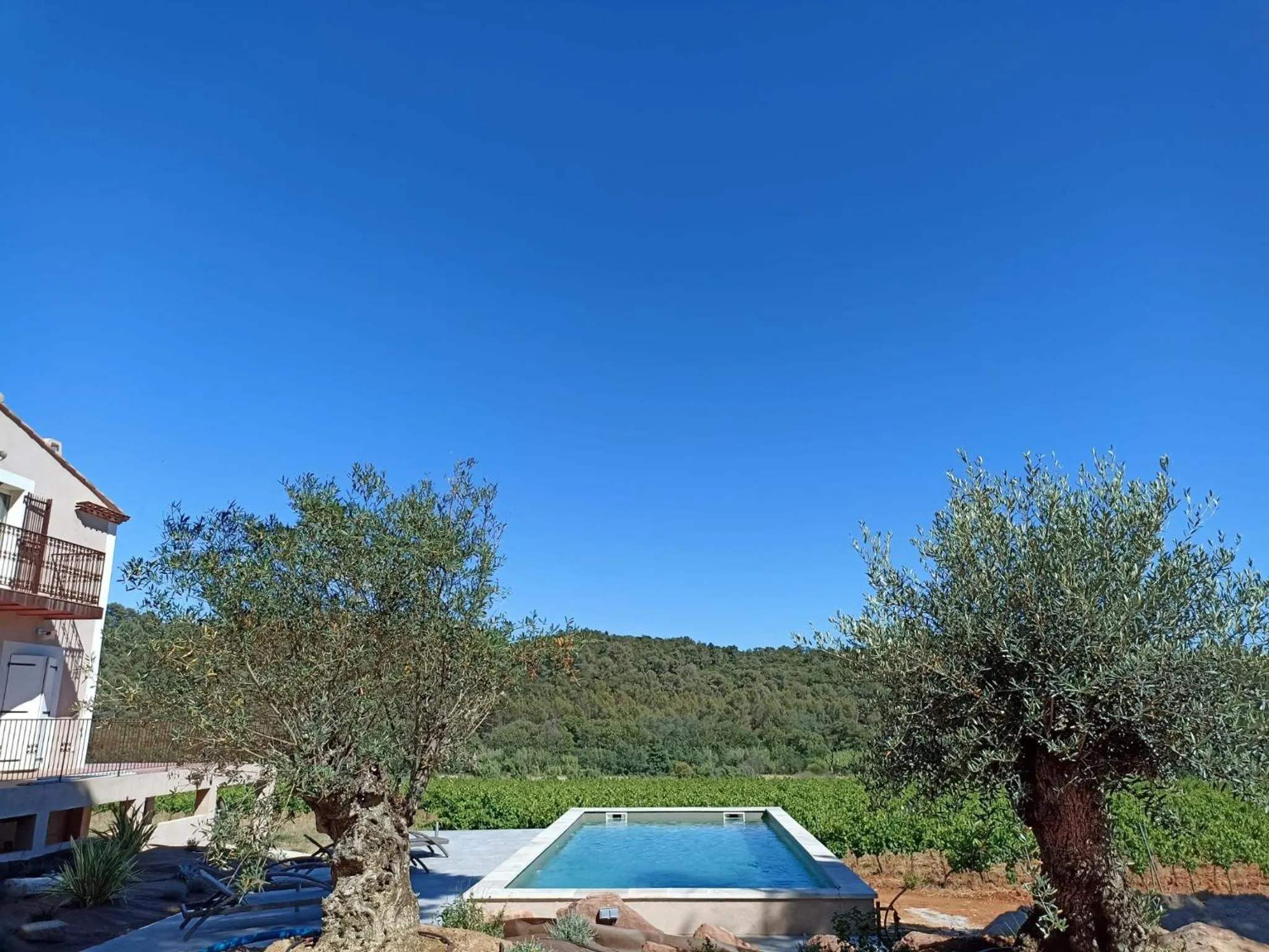 Swimming pool in Sous Les Pins gîtes et chambres d'hôtes