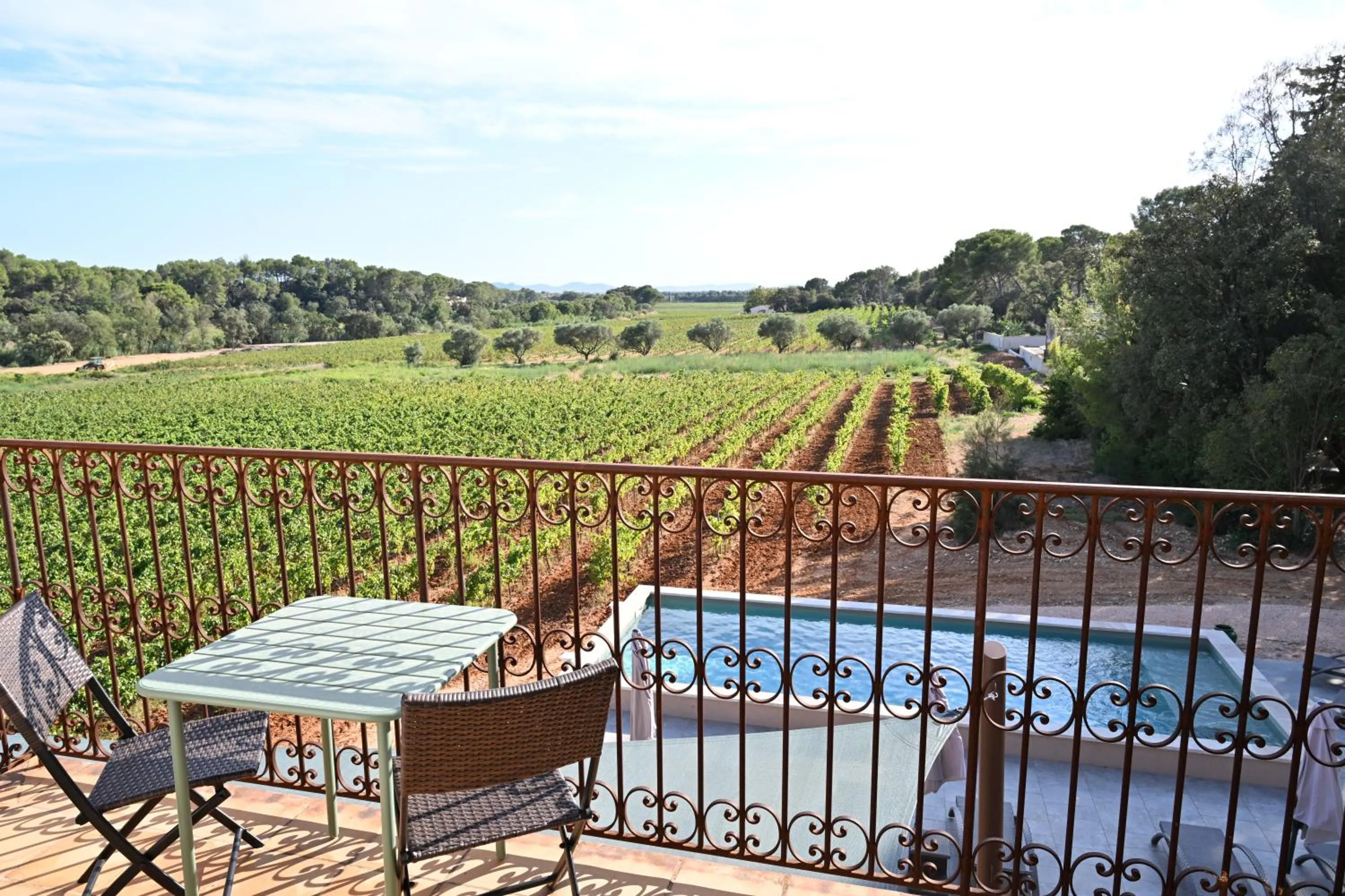 Balcony/Terrace in Sous Les Pins gîtes et chambres d'hôtes