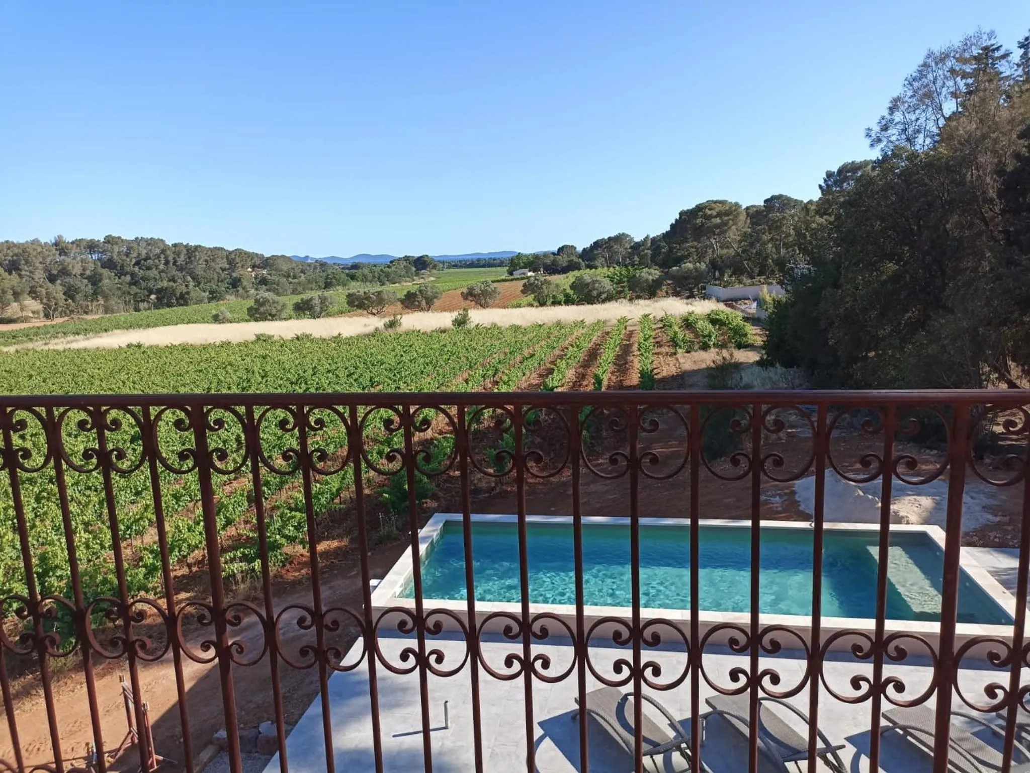 Pool view in Sous Les Pins gîtes et chambres d'hôtes