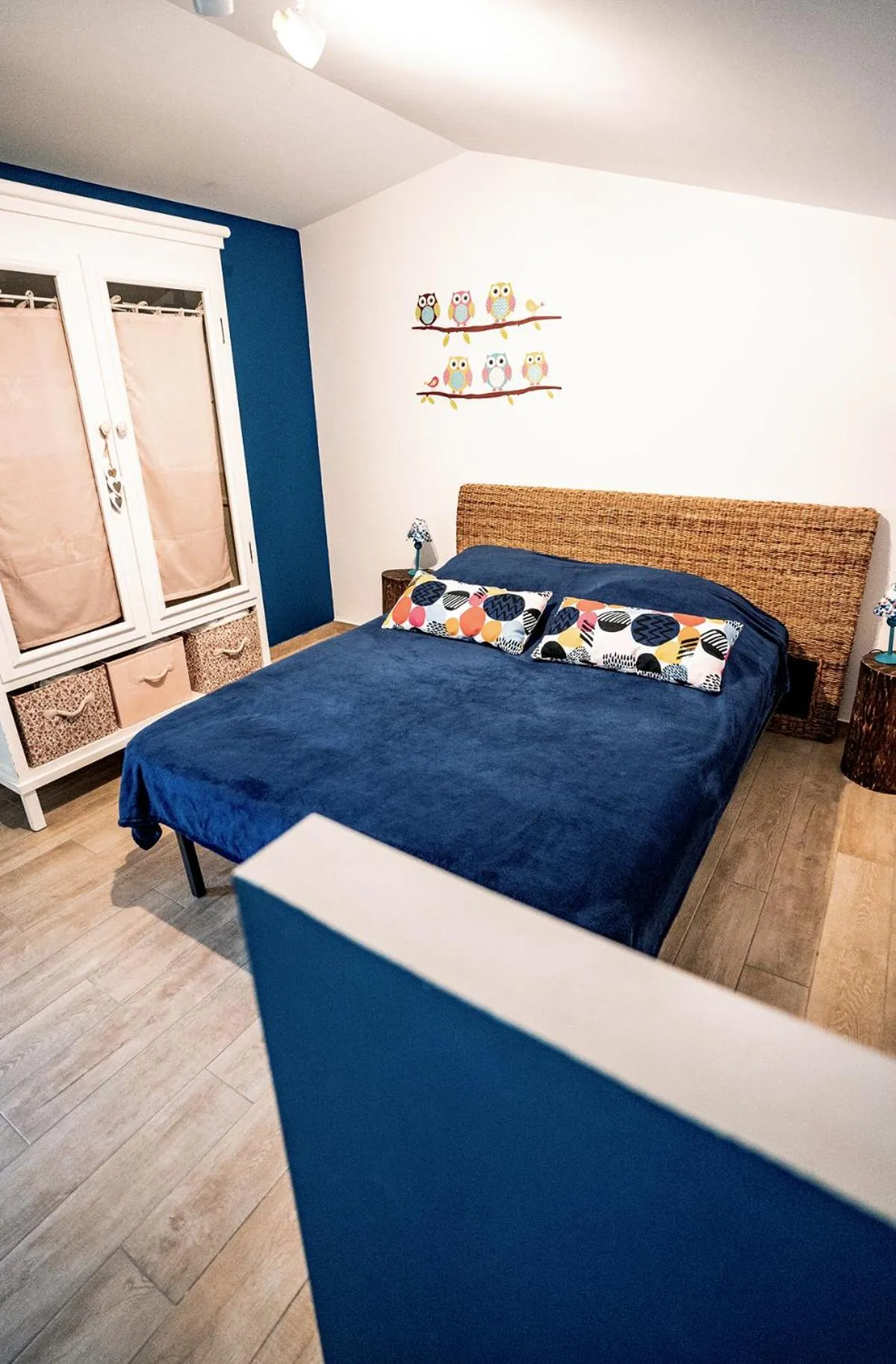 Bed in Sous Les Pins gîtes et chambres d'hôtes