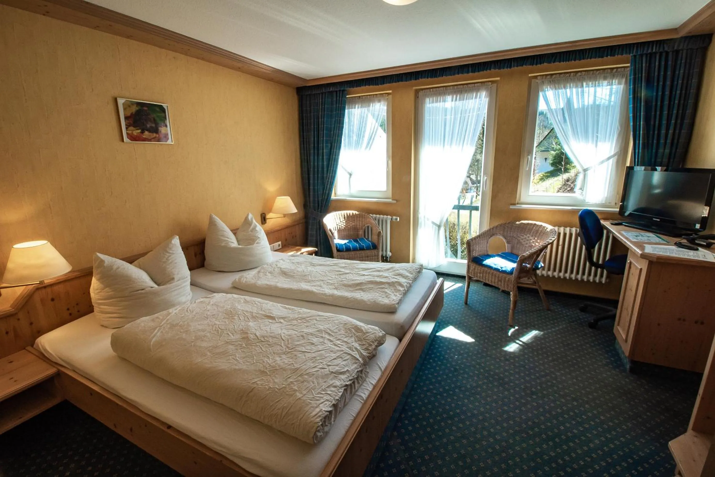 Photo of the whole room, Bed in Gasthof Braun