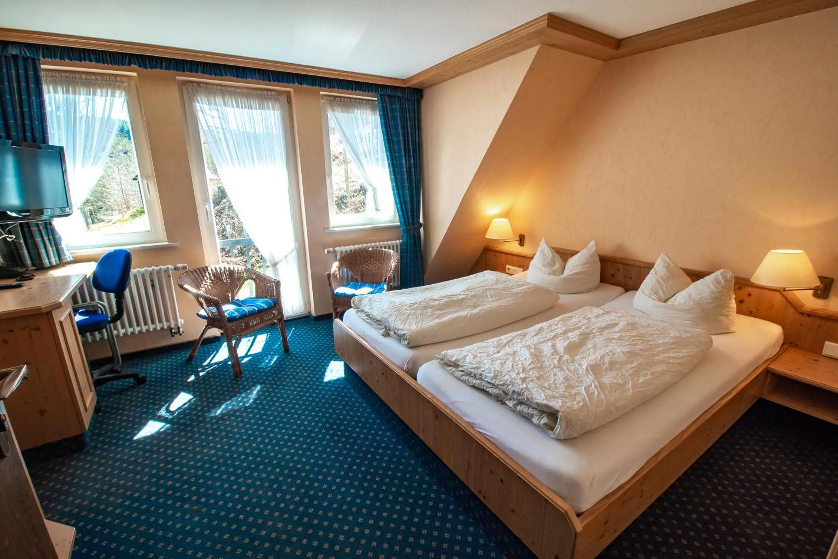Photo of the whole room, Bed in Gasthof Braun