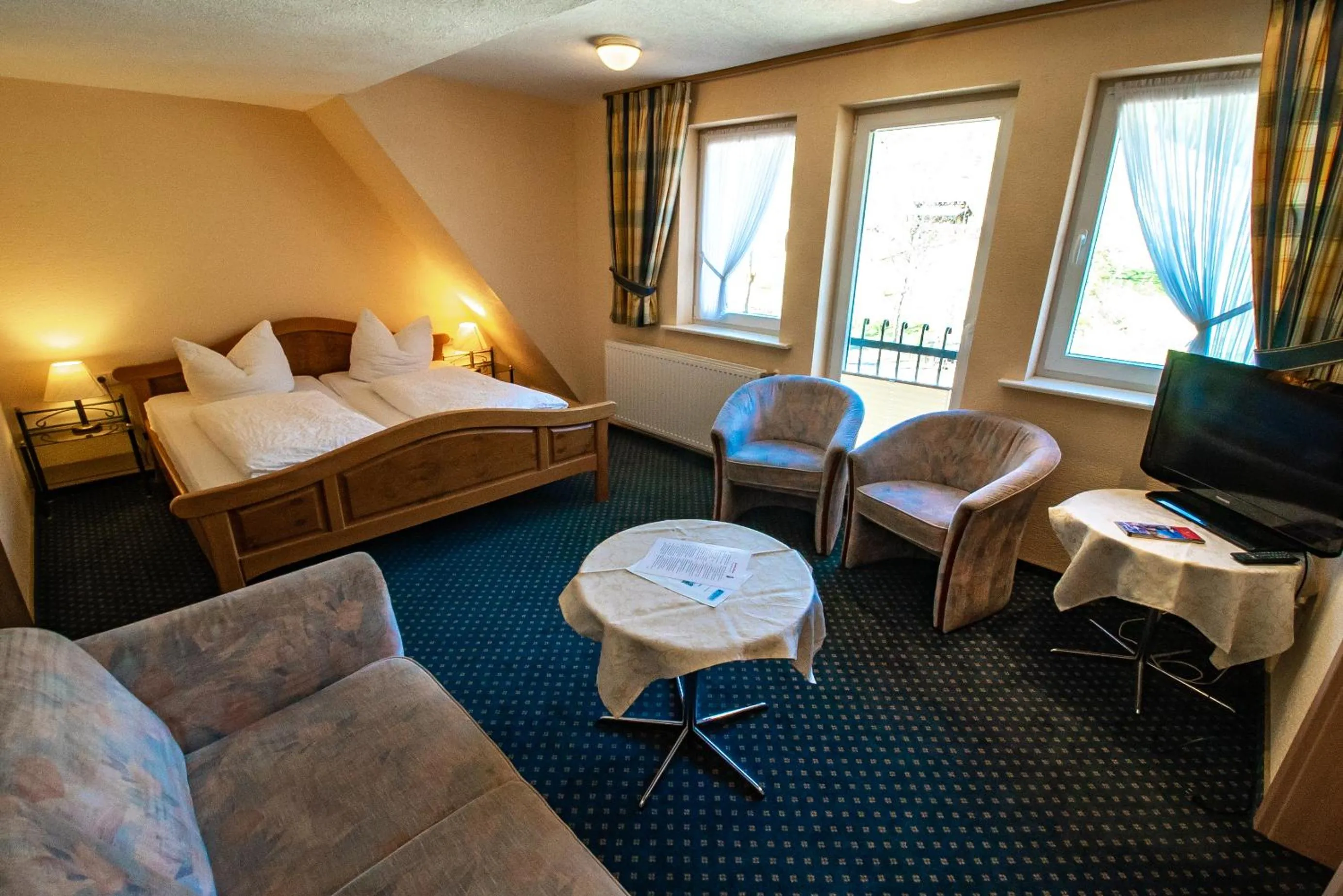 Photo of the whole room, Bed in Gasthof Braun