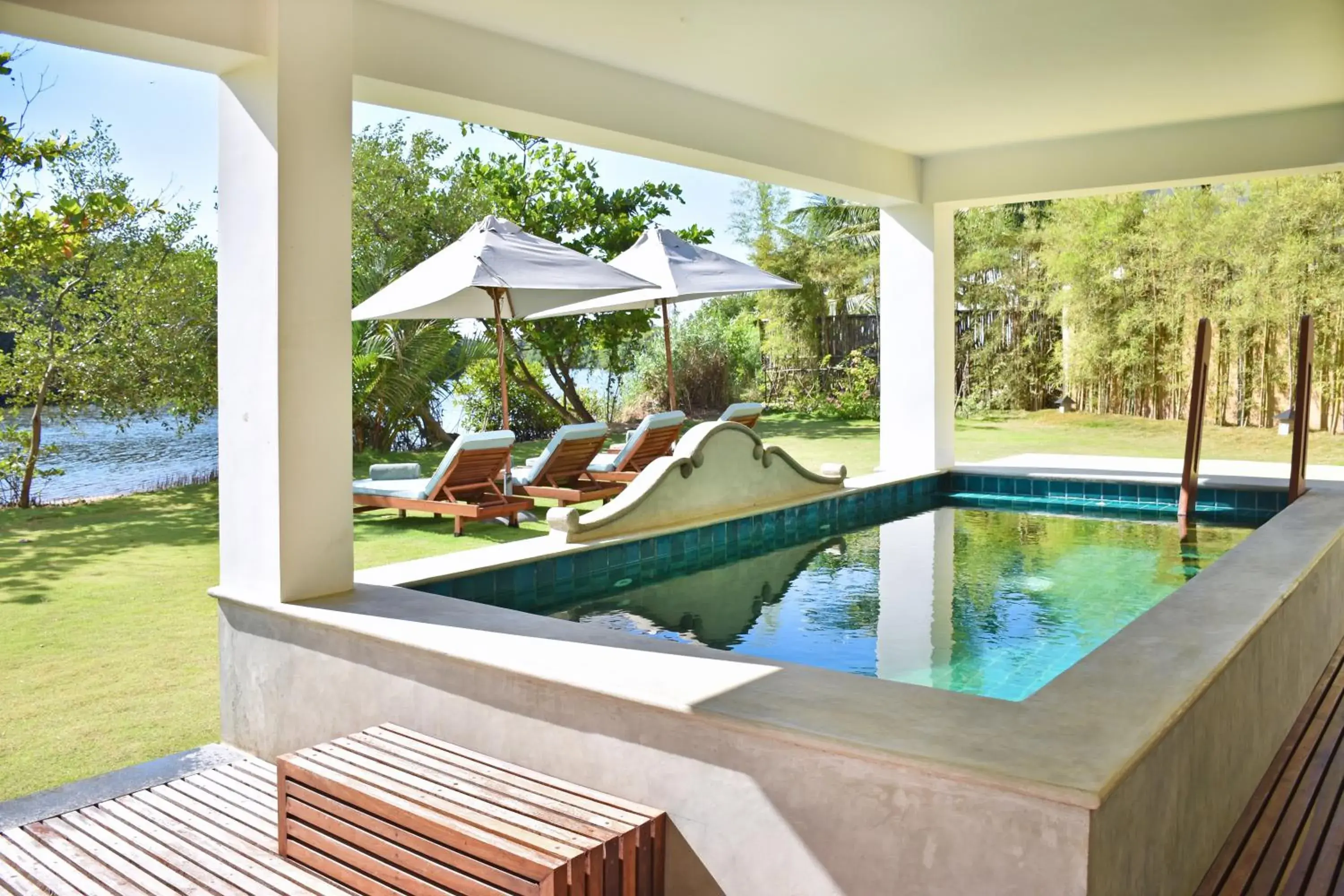 Pool view in Wattura Resort & Spa Pool view in Wattura Resort & Spa