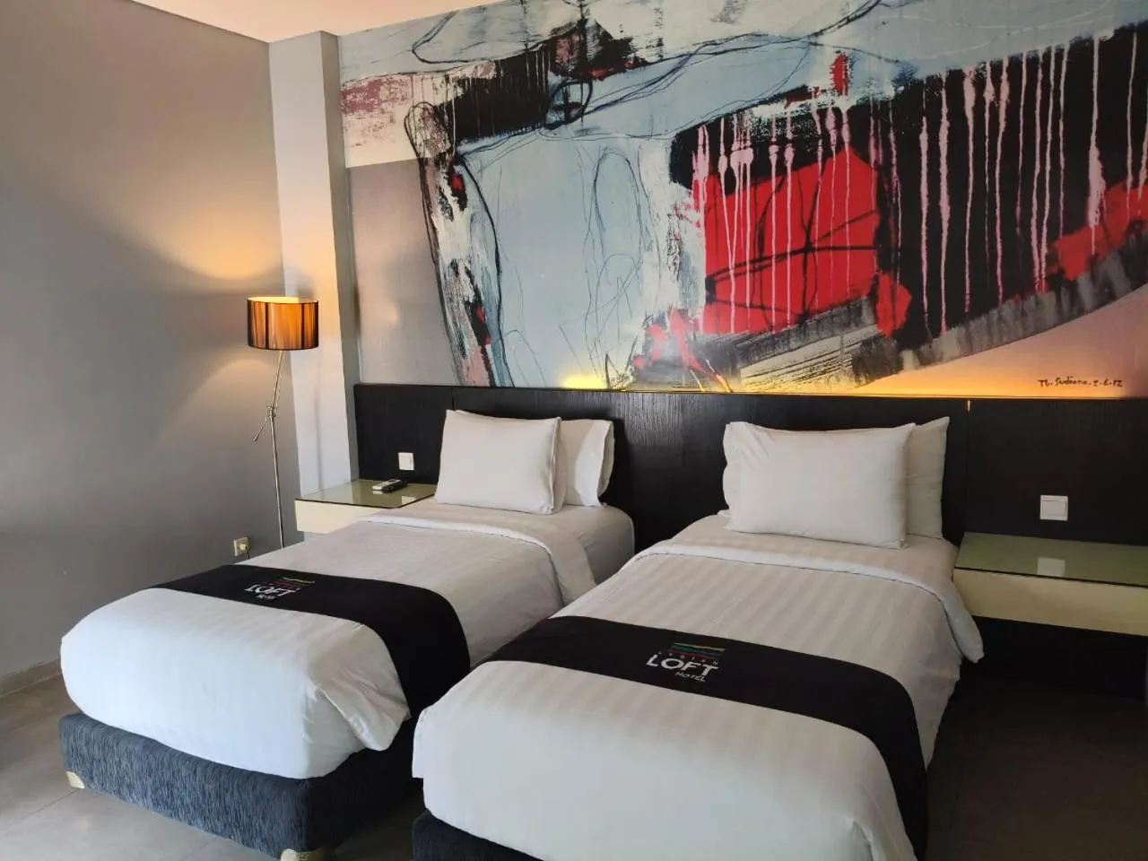 Bed in Loft Legian Hotel Bali