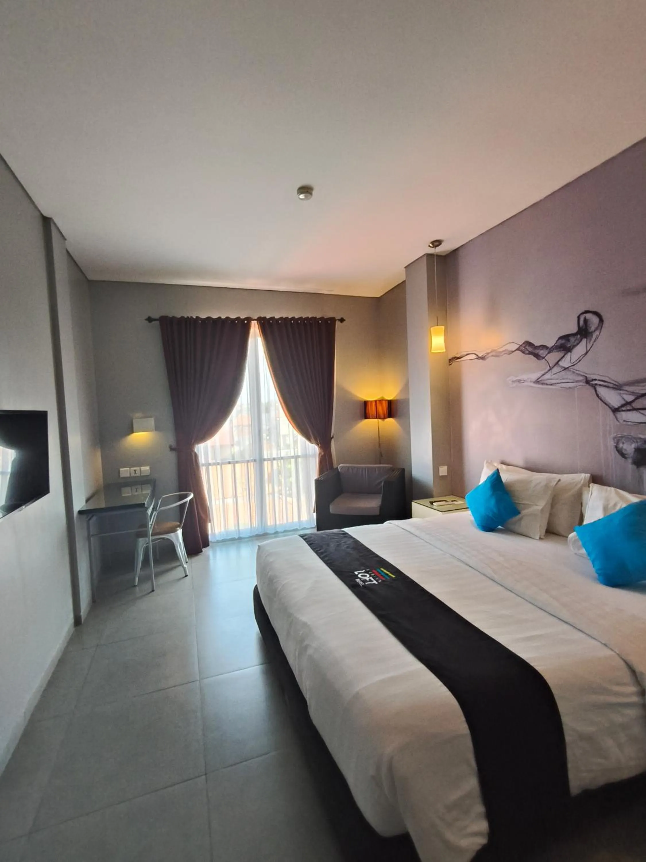 Bed in Loft Legian Hotel Bali