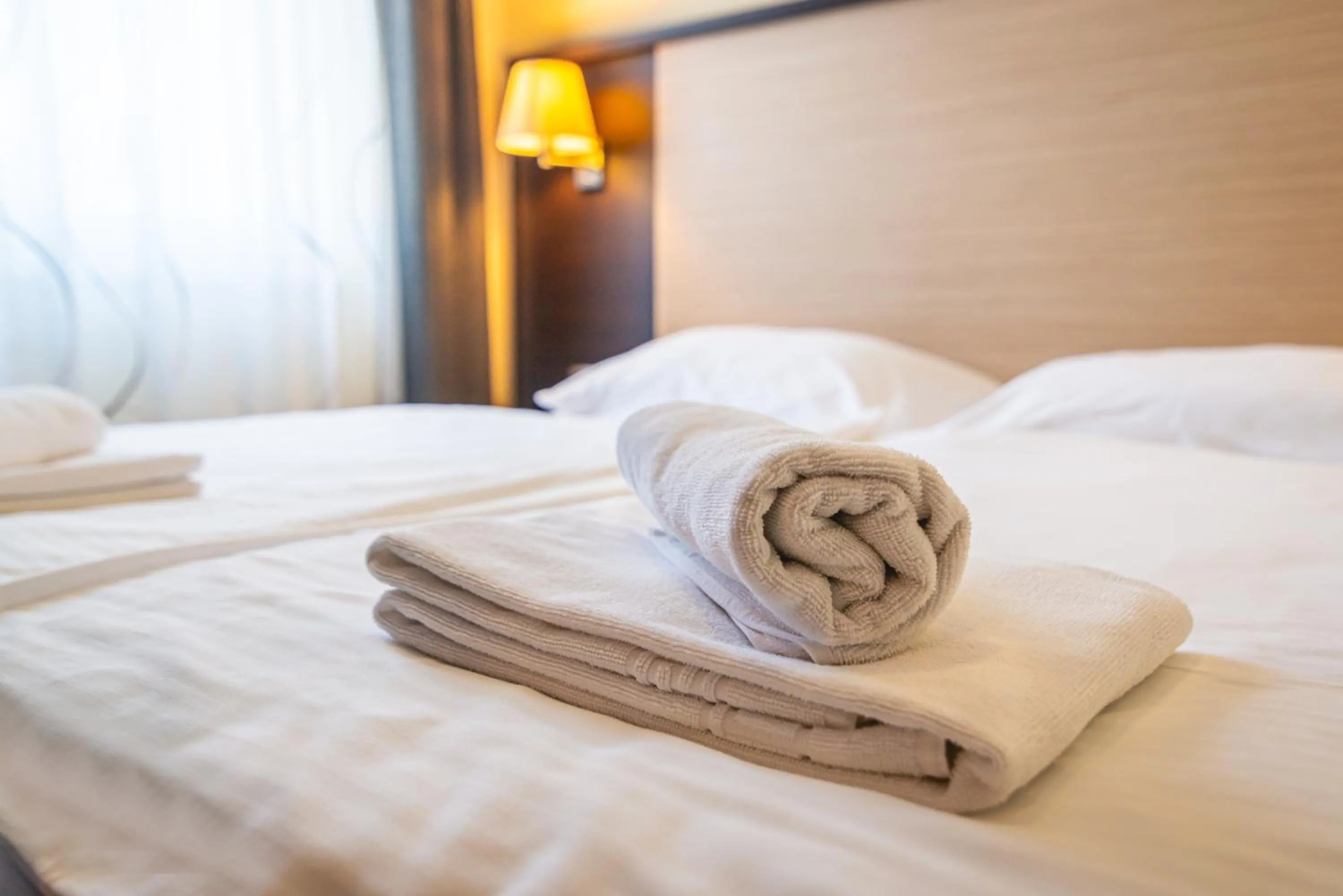 Decorative detail, Bed in Casino & Hotel ADMIRAL Ptuj