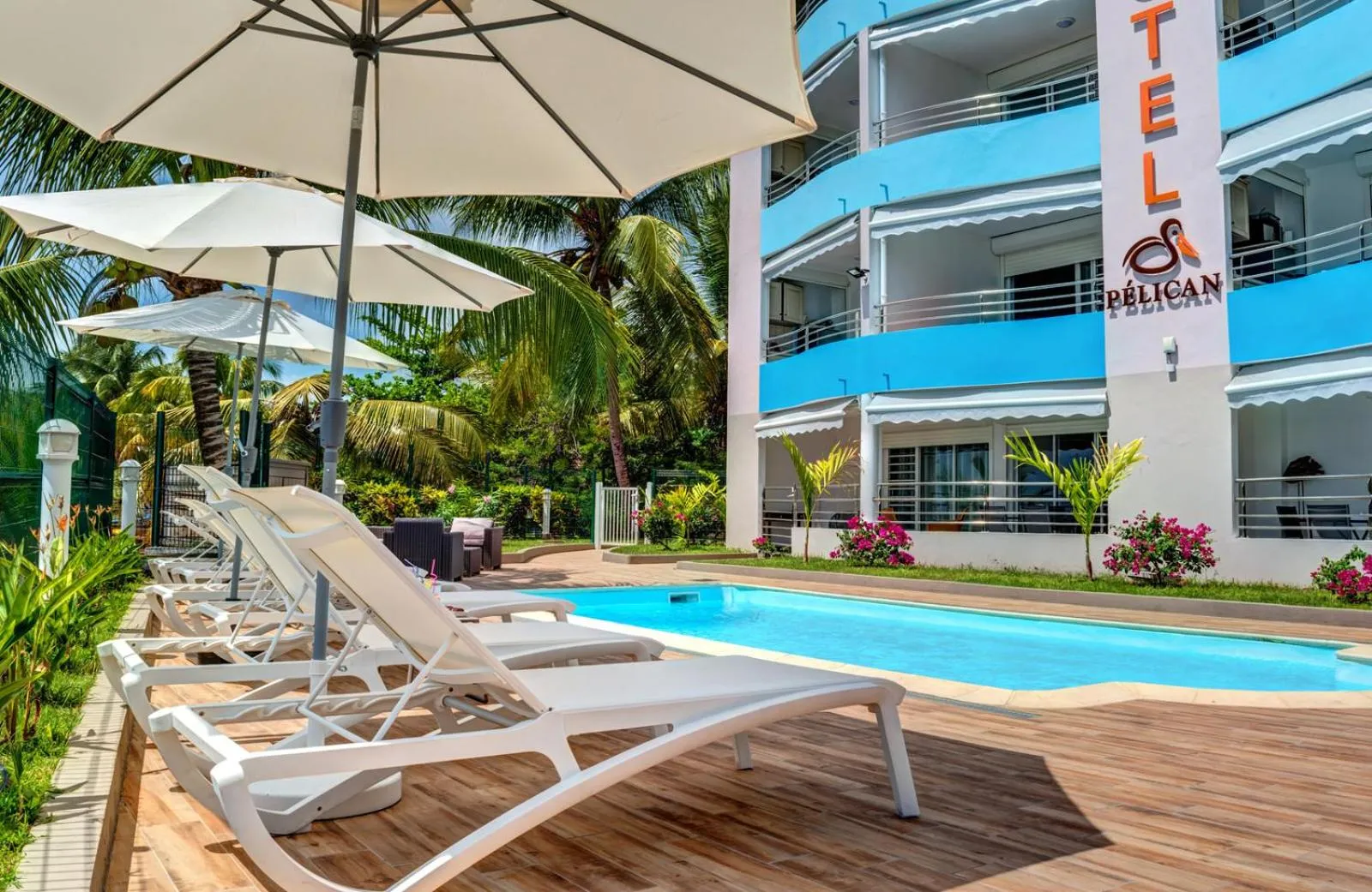 Patio in Hotel Pelican