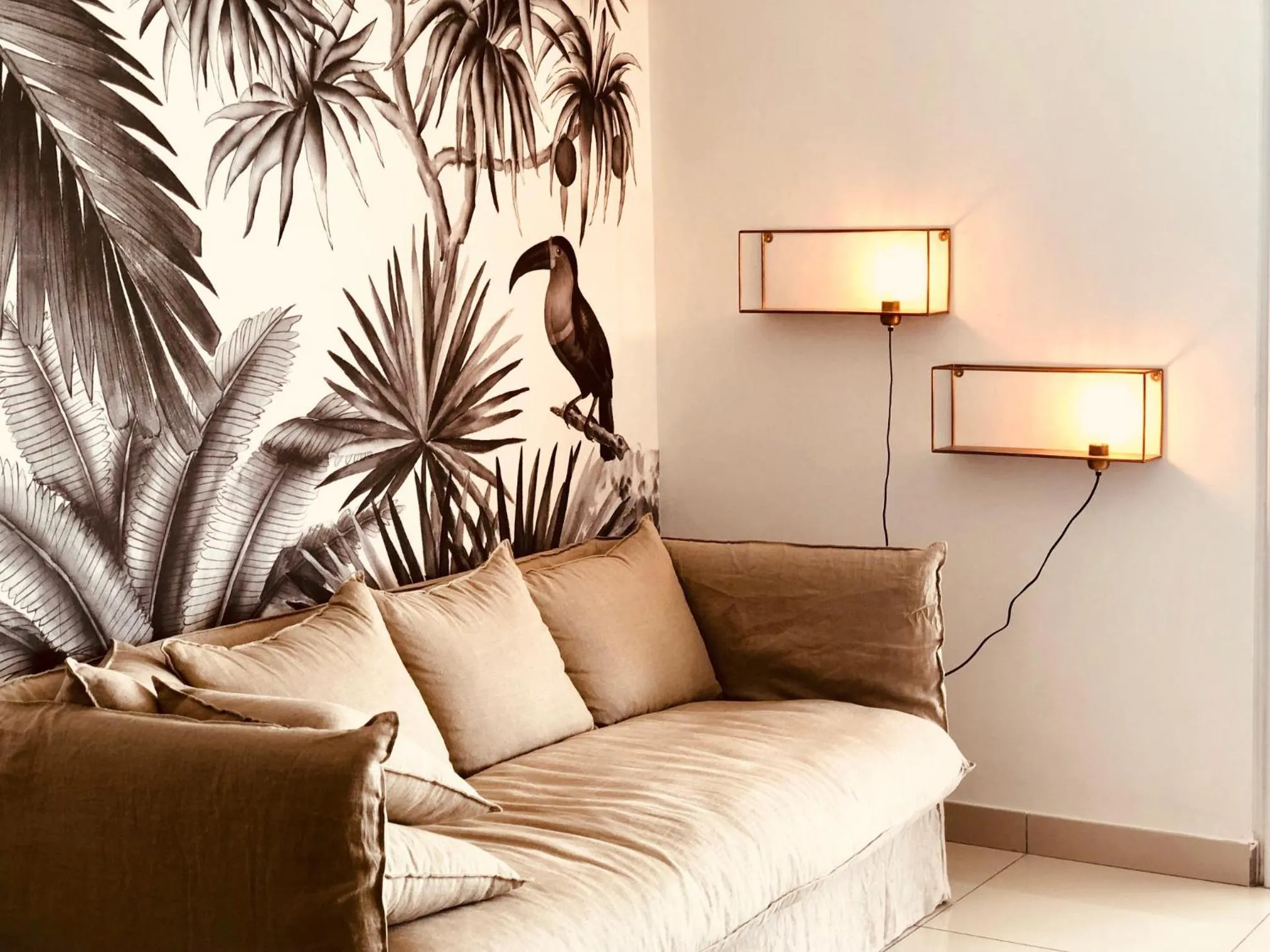 Living room in Hotel Pelican