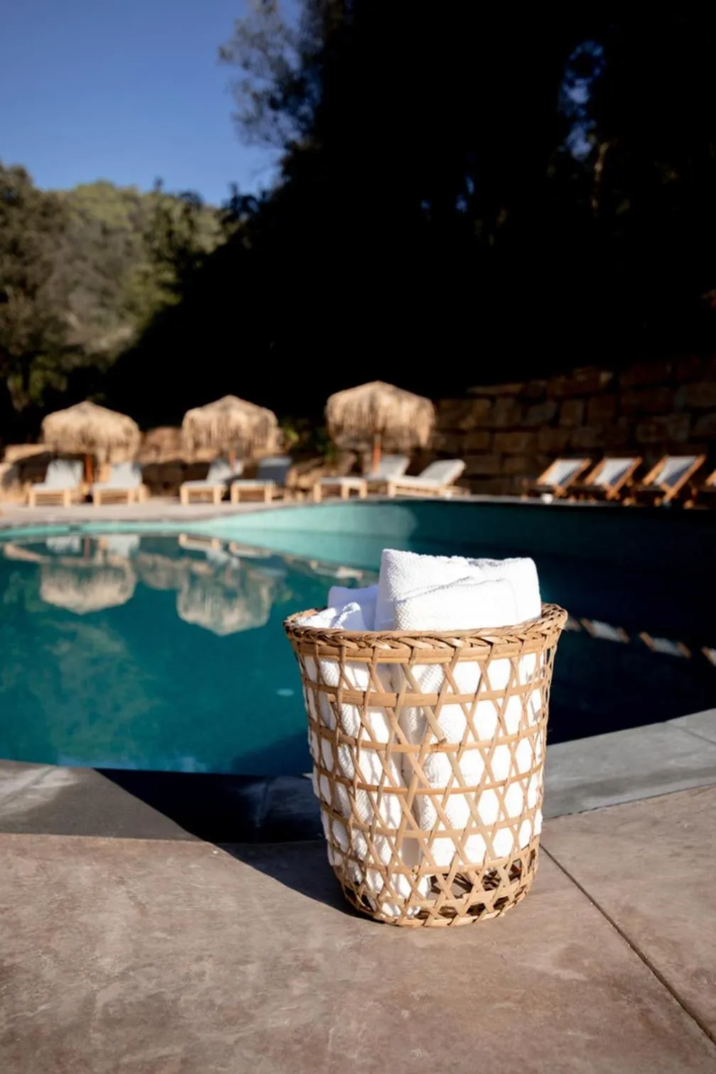 Swimming pool in Glamping Can Bora Lodges