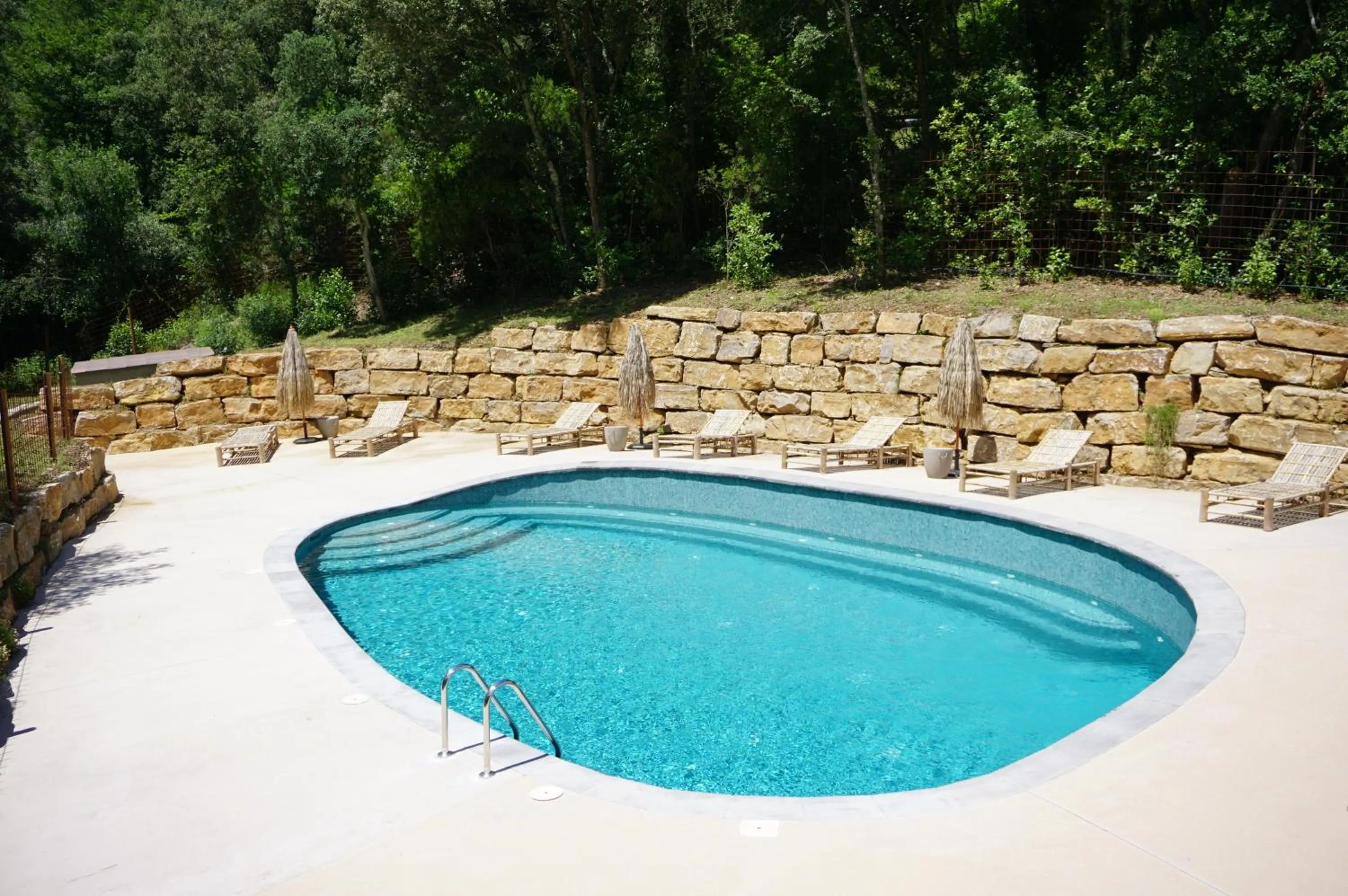 Swimming pool in Glamping Can Bora Lodges