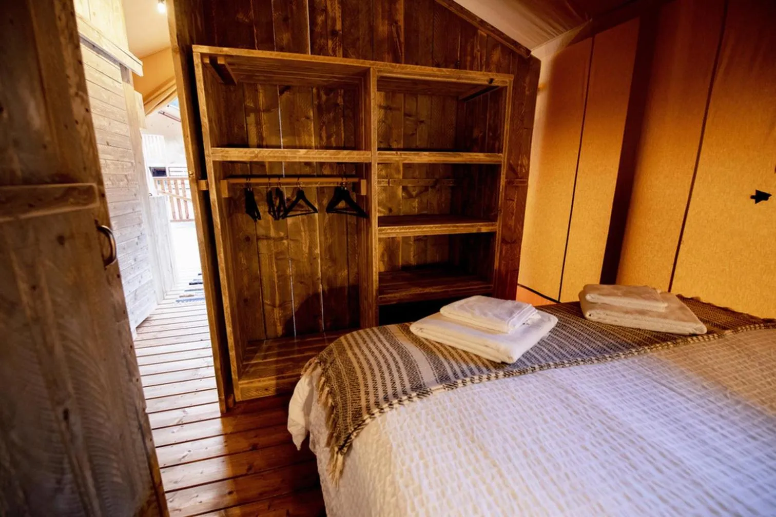 Bed in Glamping Can Bora Lodges