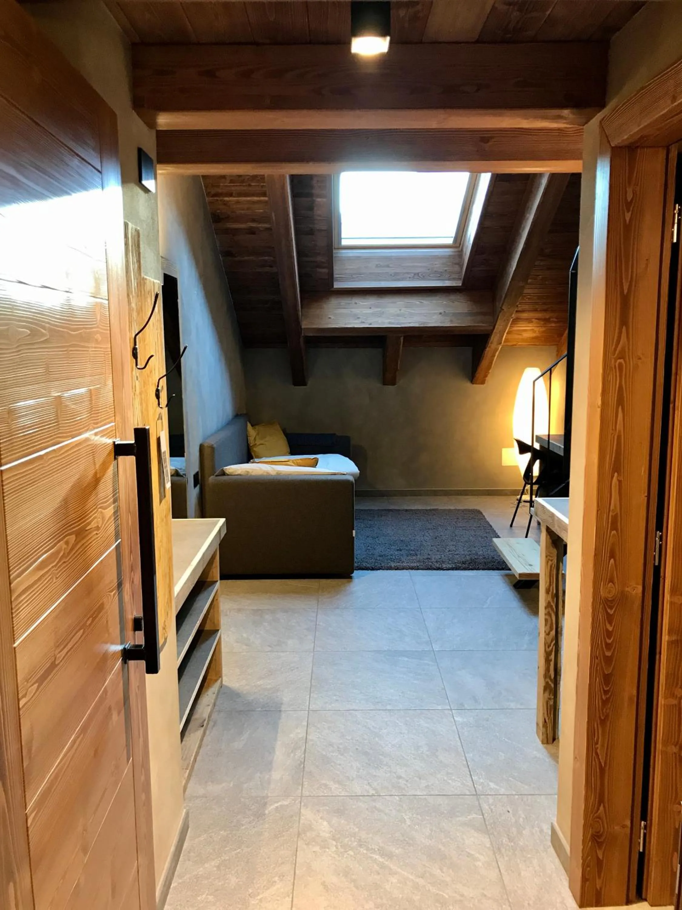 Seating area, Bed in Hotel san Vitale