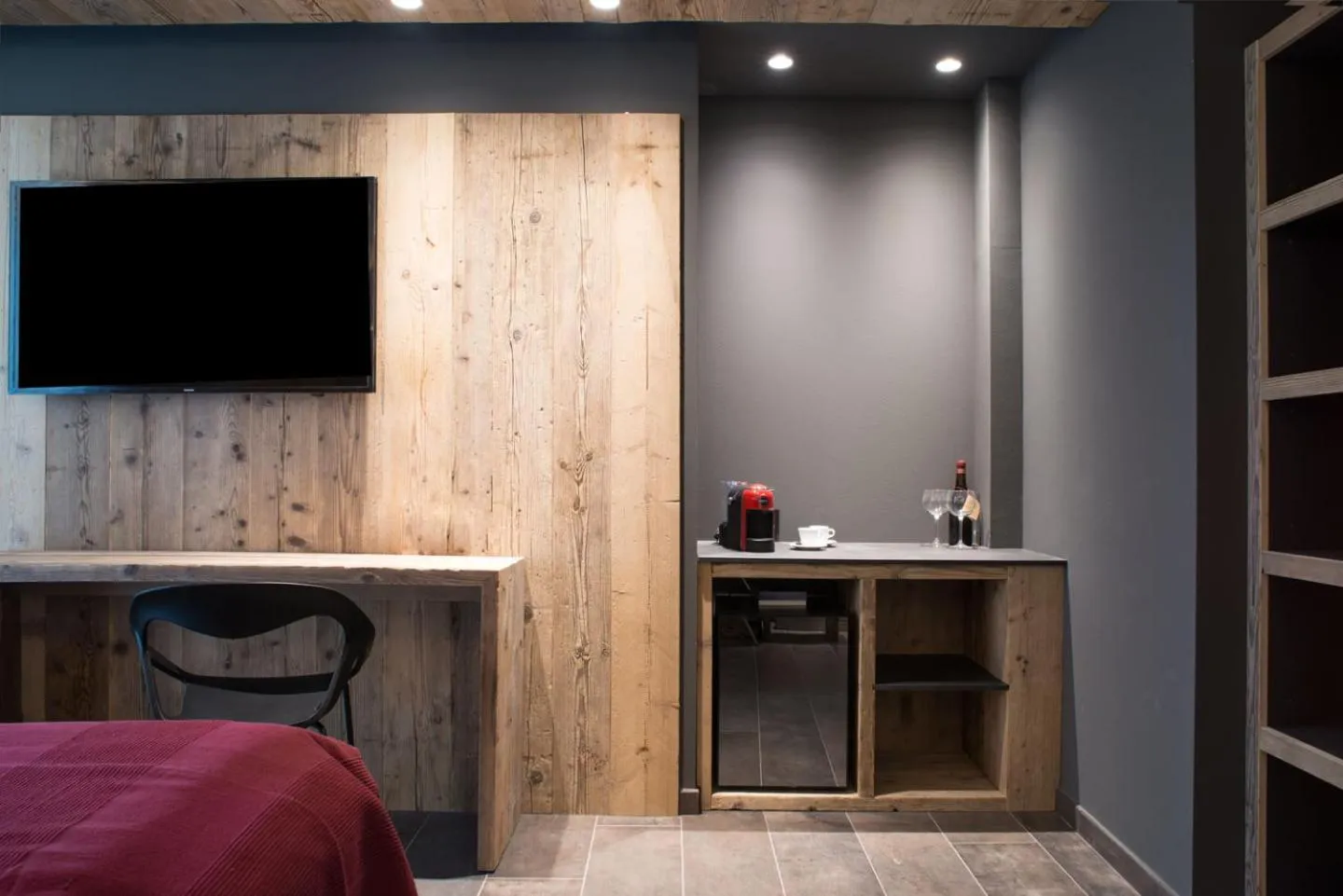 Bed in Hotel san Vitale