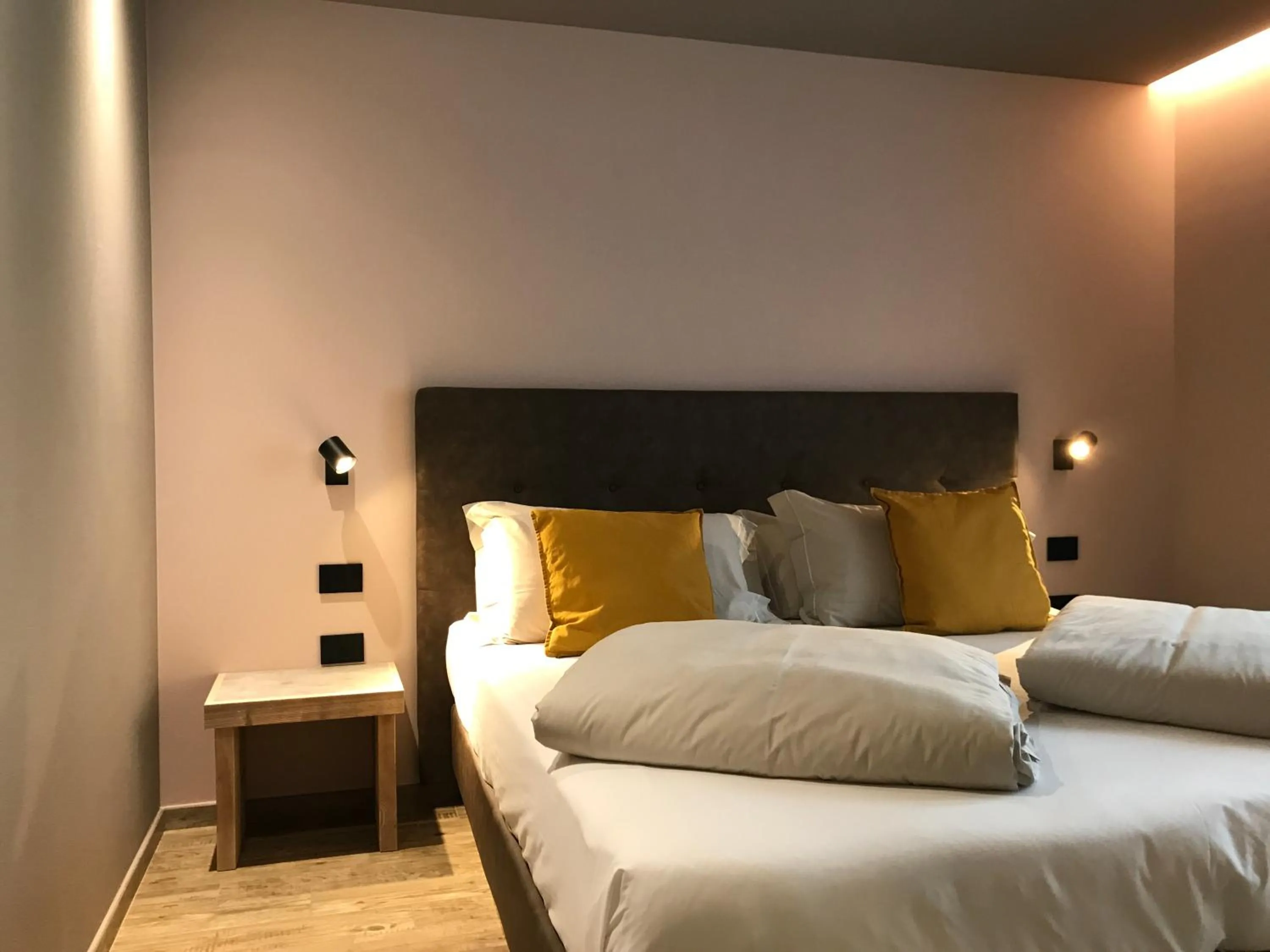 Bed in Hotel san Vitale