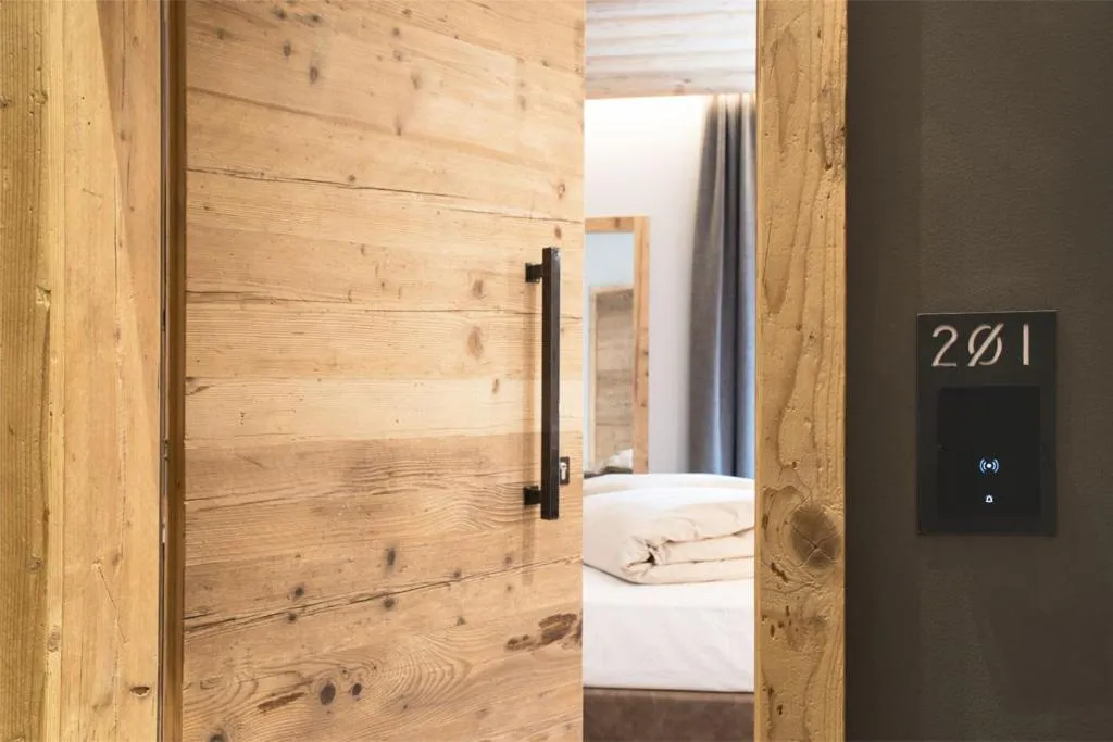 Bed in Hotel san Vitale