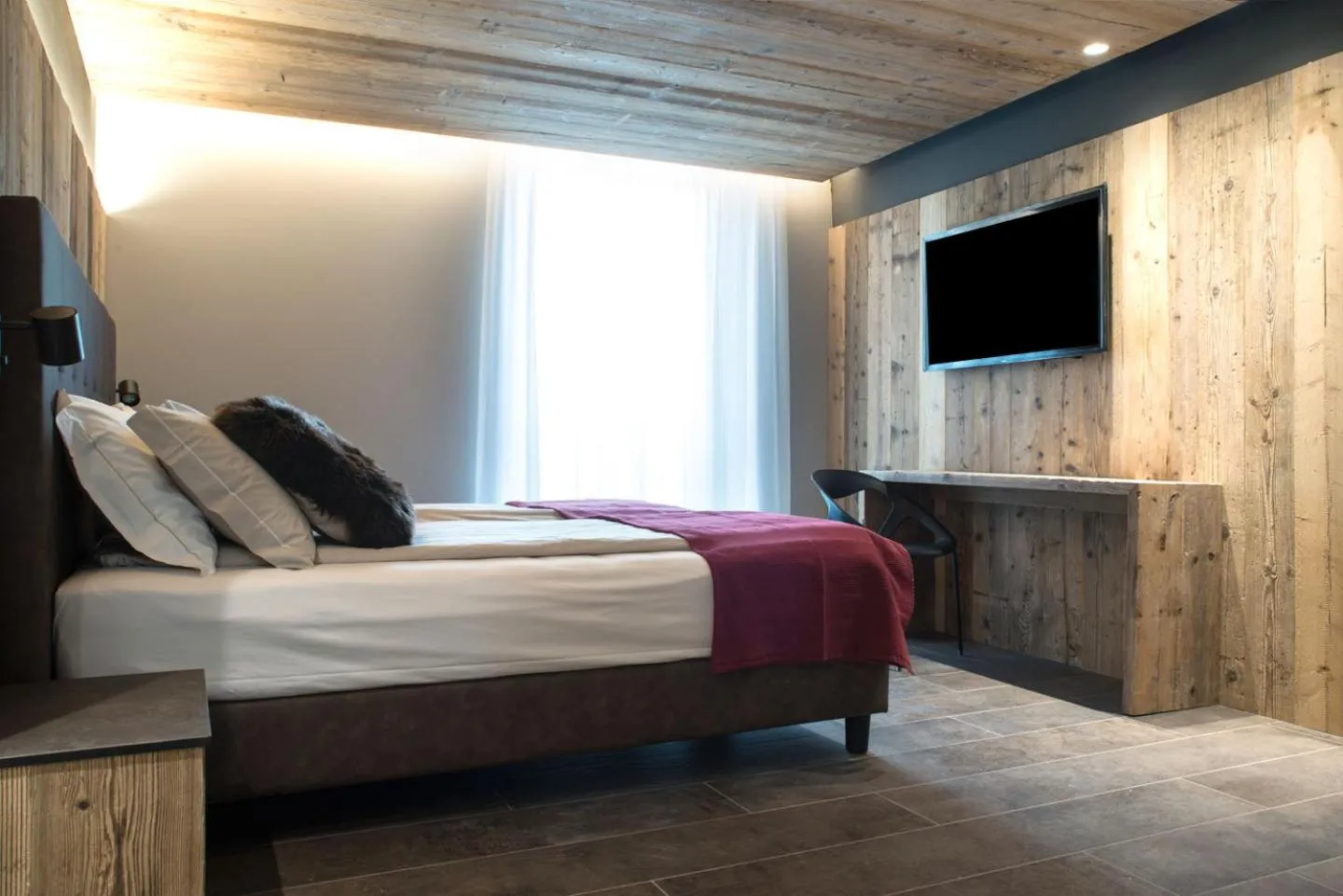 Bed in Hotel san Vitale