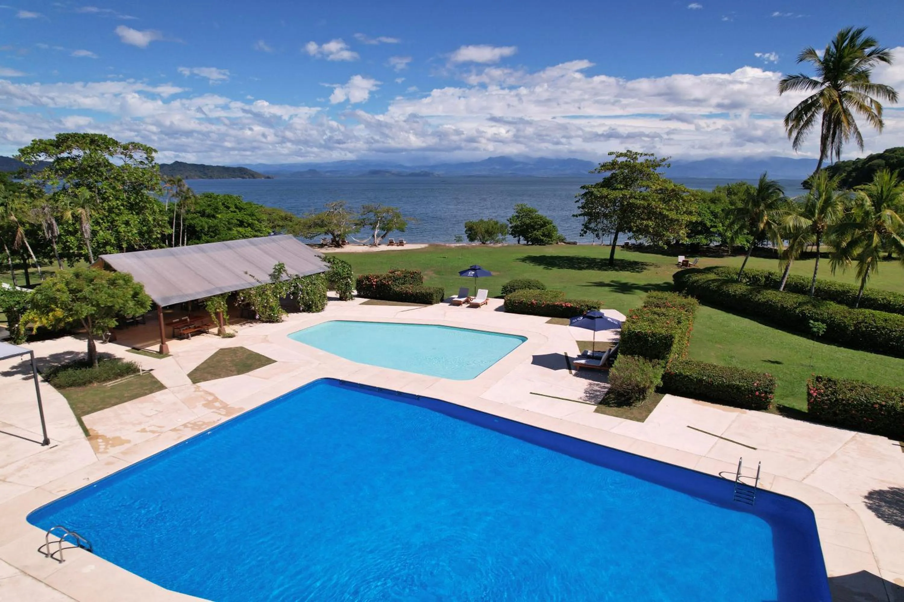 Pool view in OPacifico Hotel Boutique