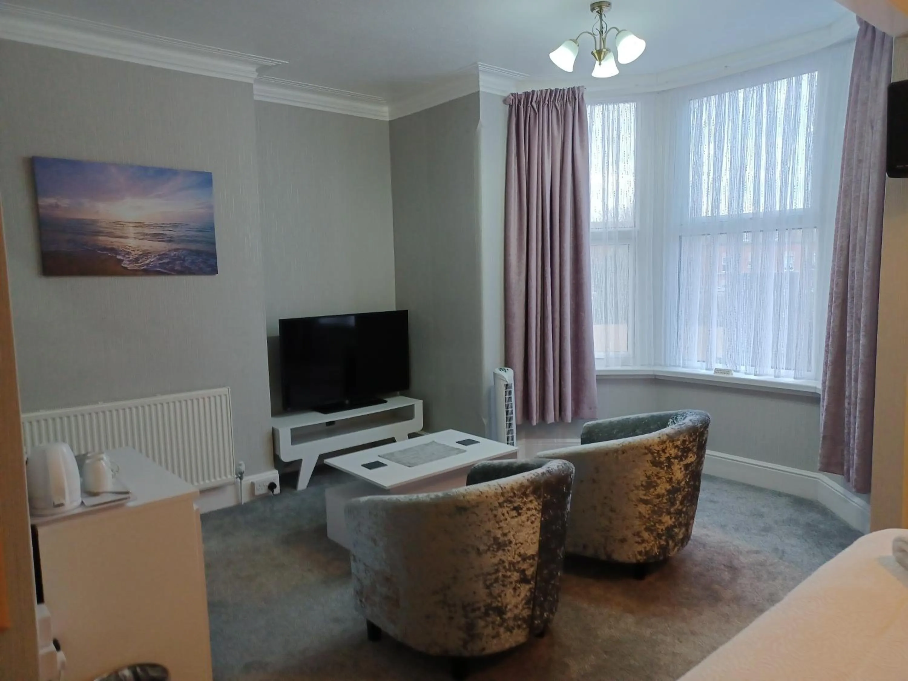 Seating area in Palm Court