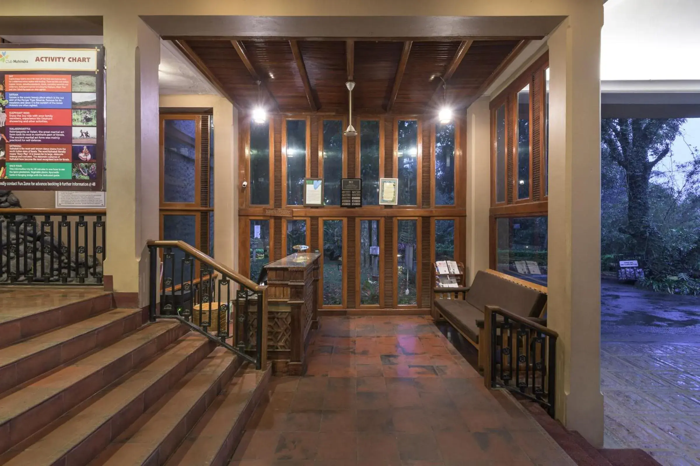 Lobby or reception in Club Mahindra Thekkady Lobby or reception in Club Mahindra Thekkady