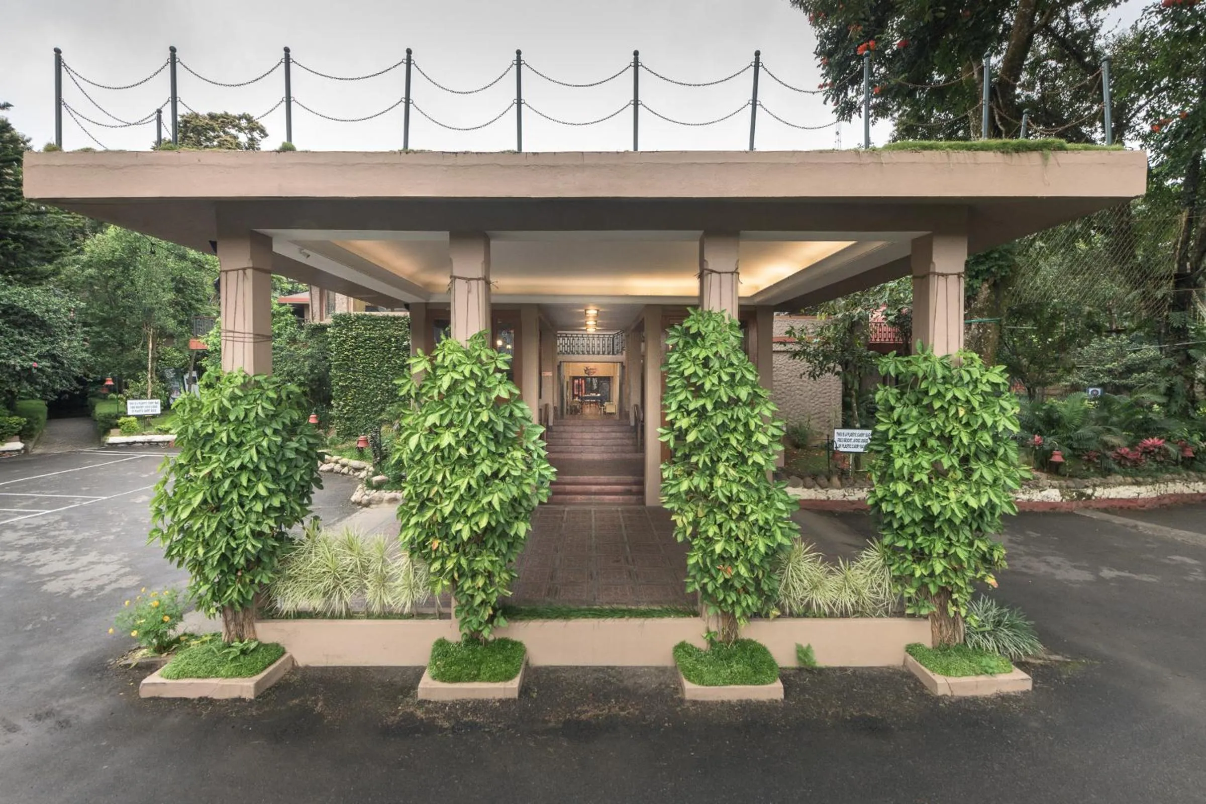 Facade/entrance in Club Mahindra Thekkady