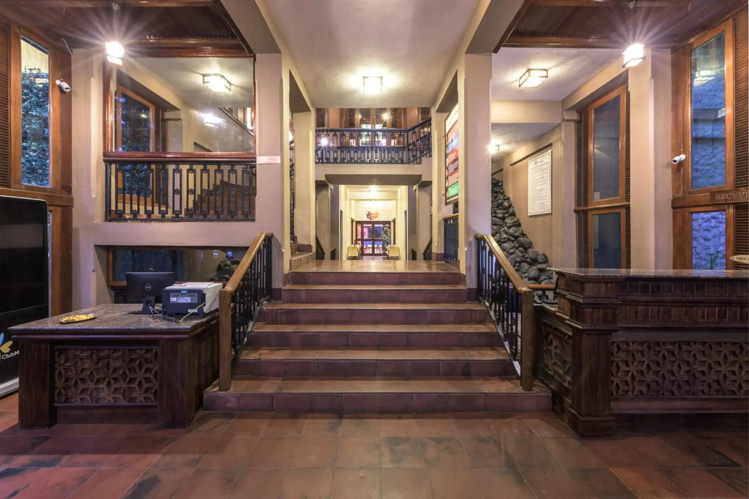 Lobby or reception in Club Mahindra Thekkady Lobby or reception in Club Mahindra Thekkady