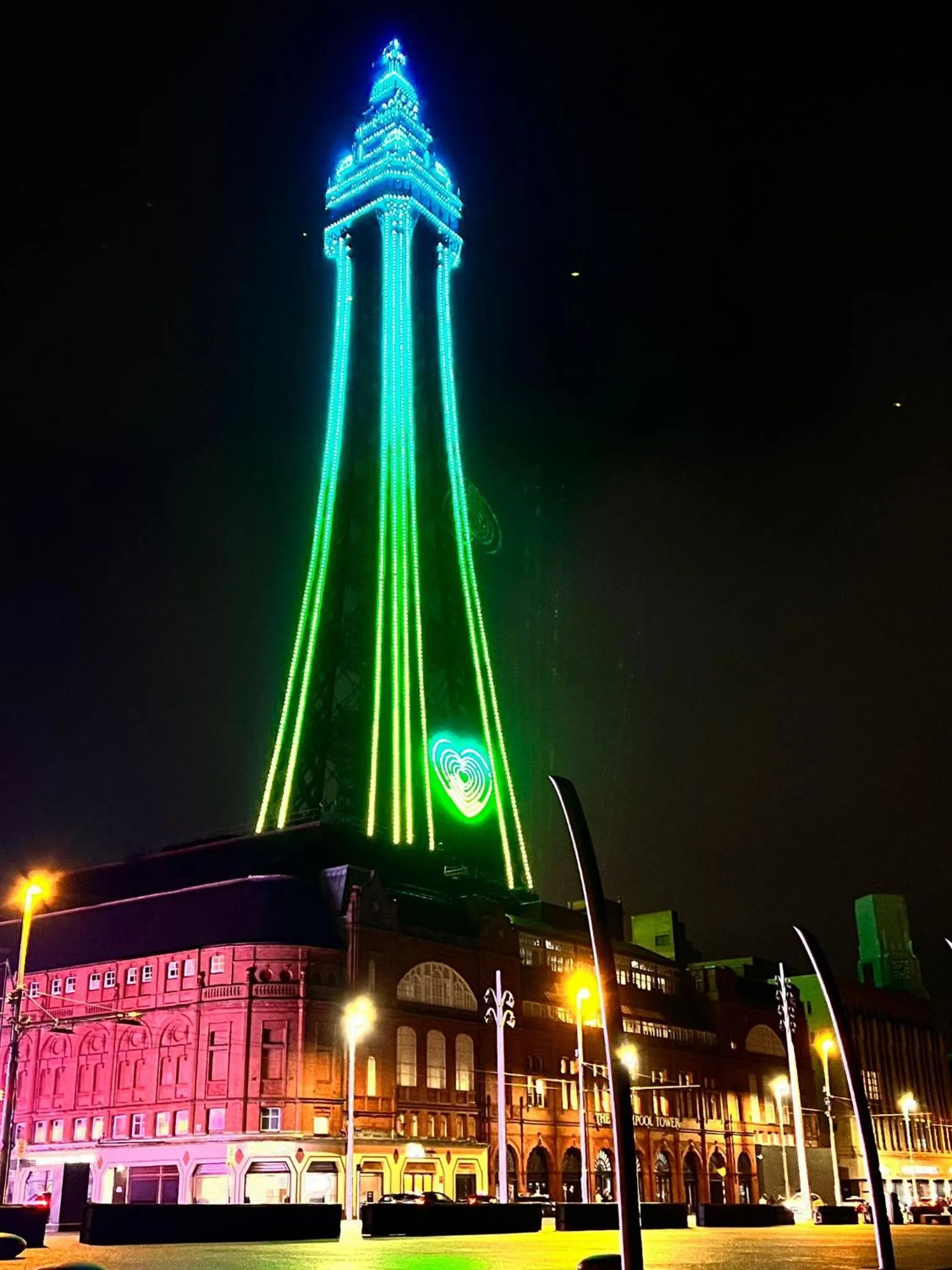 City view in The Albert Inn Hotel Blackpool