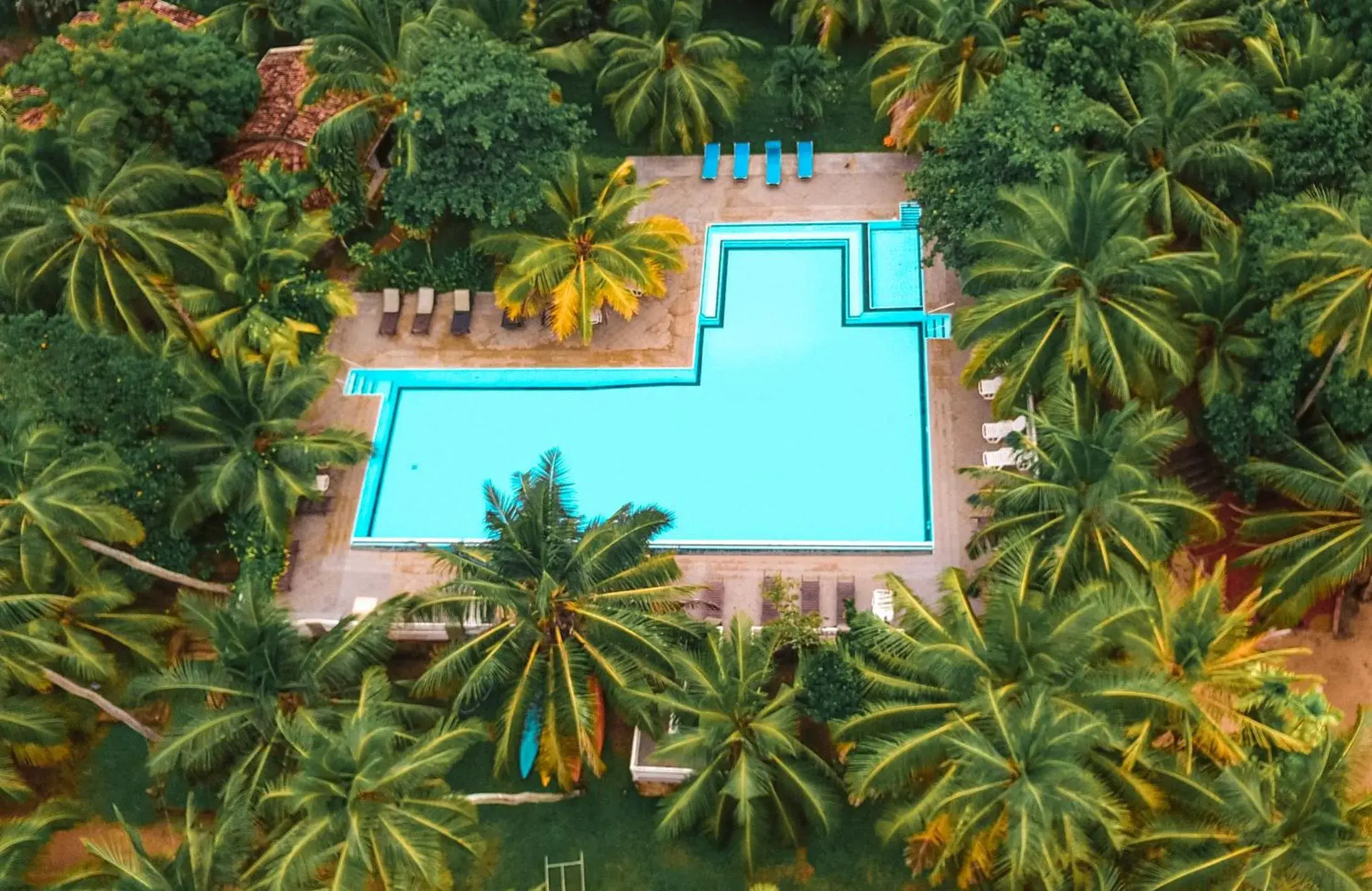 Swimming pool in Lagoon Paradise Beach Resort Swimming pool in Lagoon Paradise Beach Resort