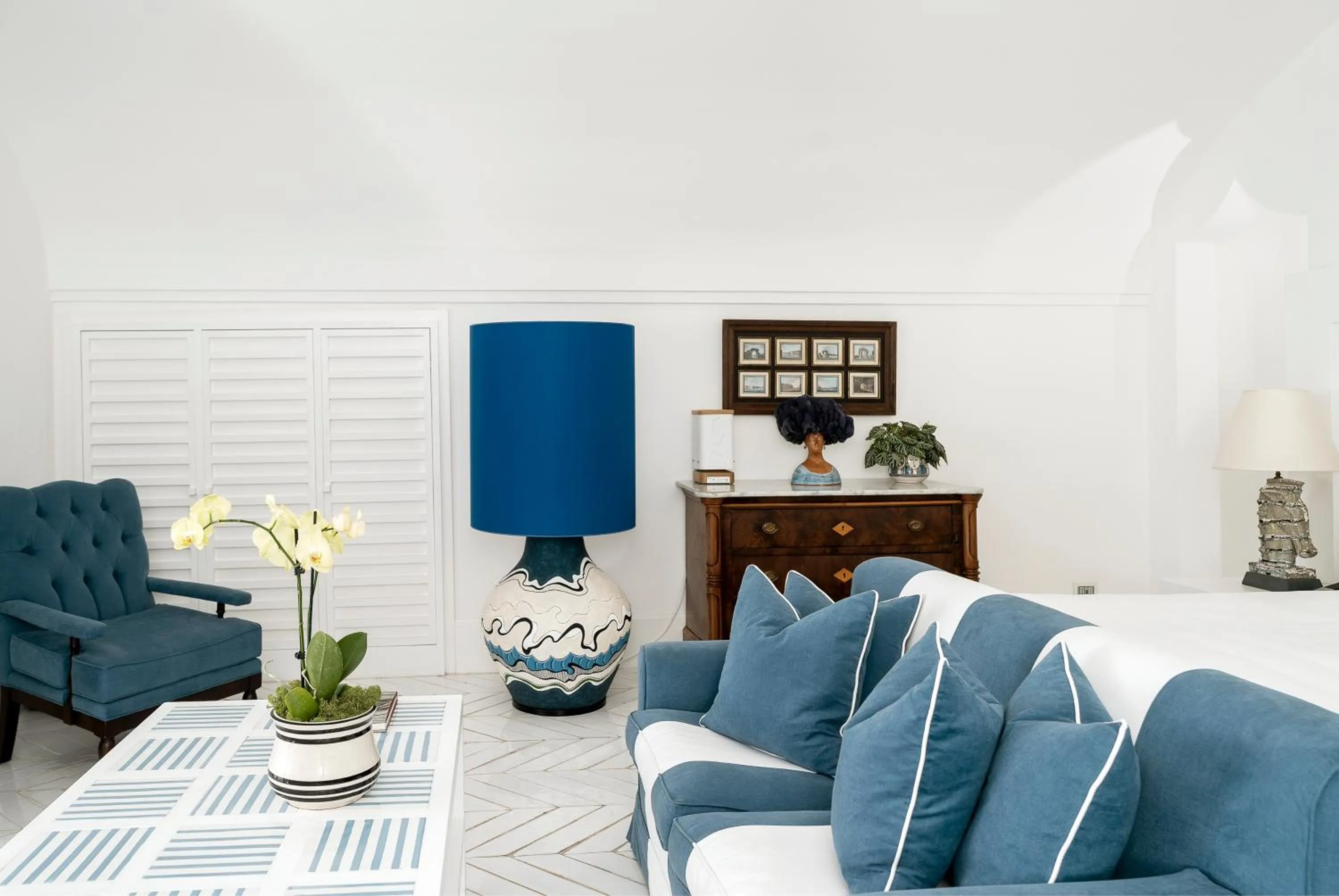 Living room in Villa Treville