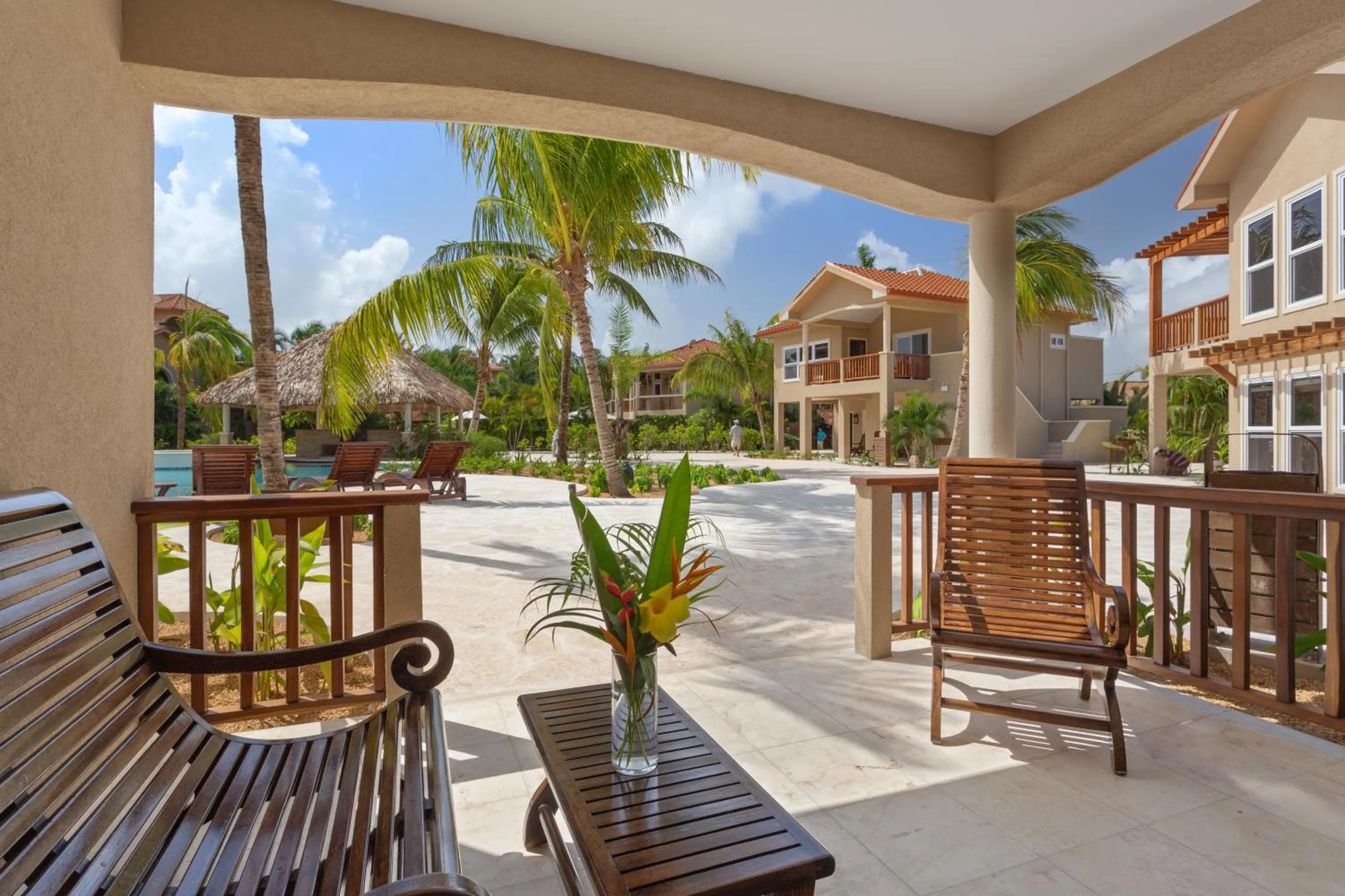 Patio in Sirenian Bay Resort -Villas & All Inclusive Bungalows