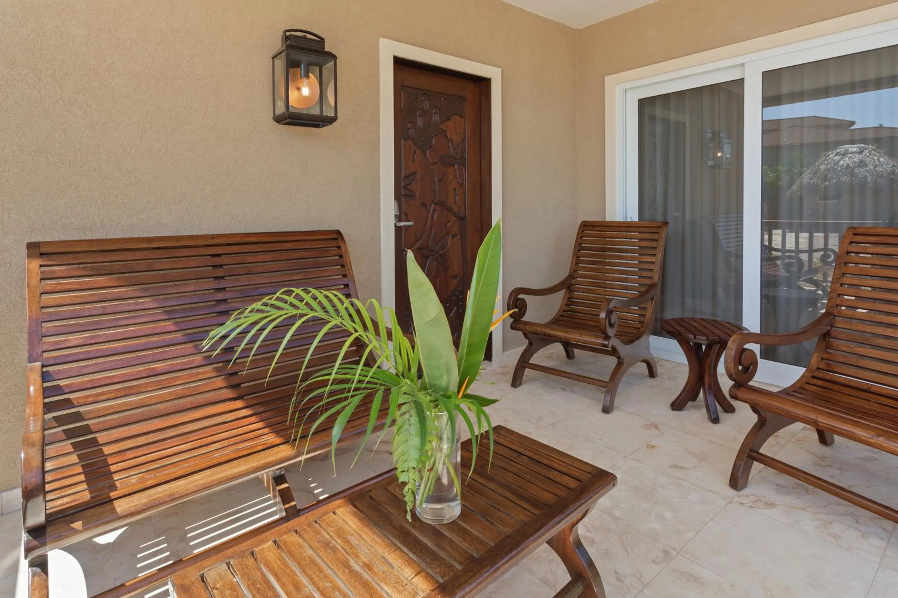 Patio in Sirenian Bay Resort -Villas & All Inclusive Bungalows