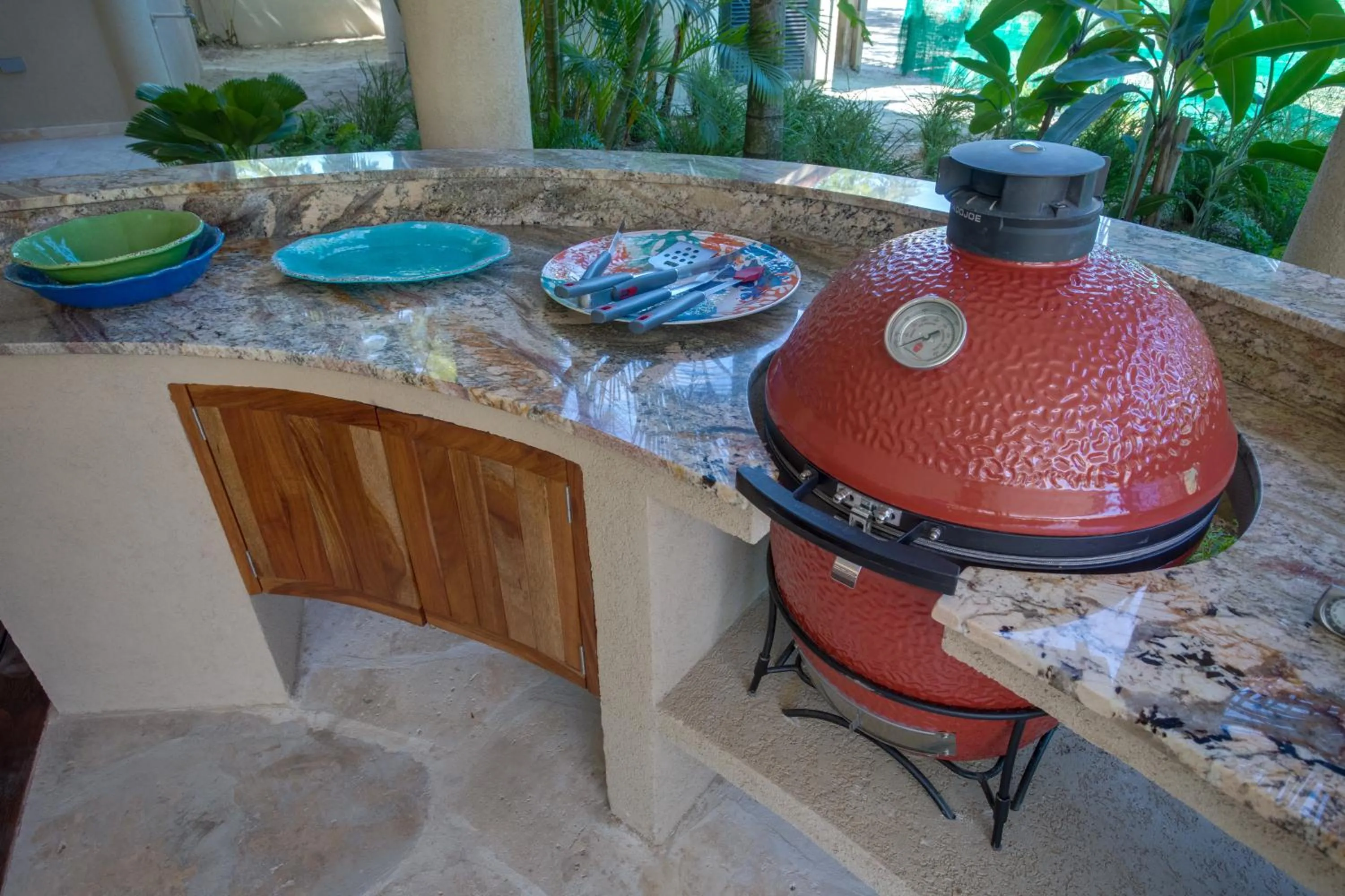 BBQ facilities in Sirenian Bay Resort -Villas & All Inclusive Bungalows