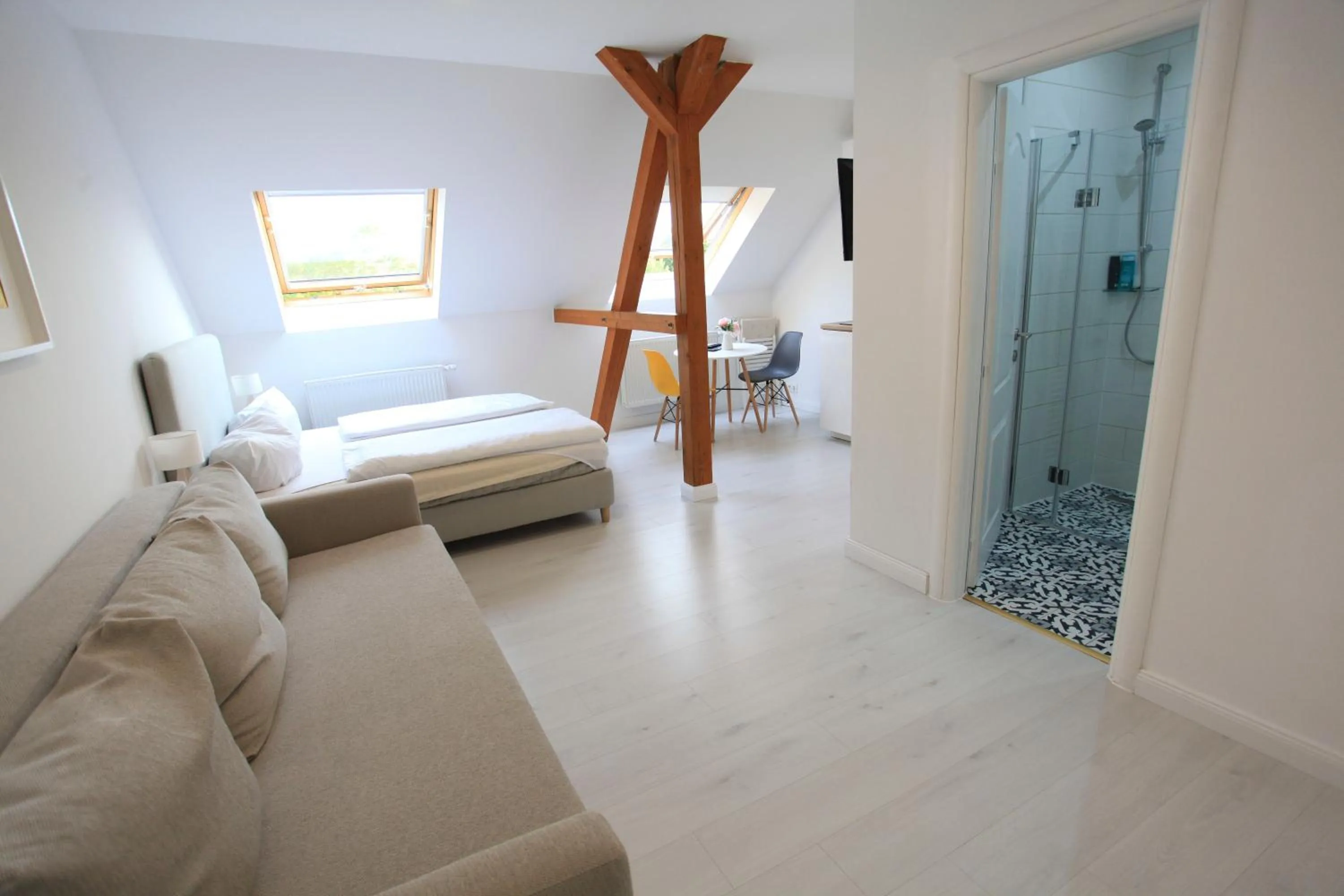 Living room in Zollikof Aparts - Sauna & Studioapartments