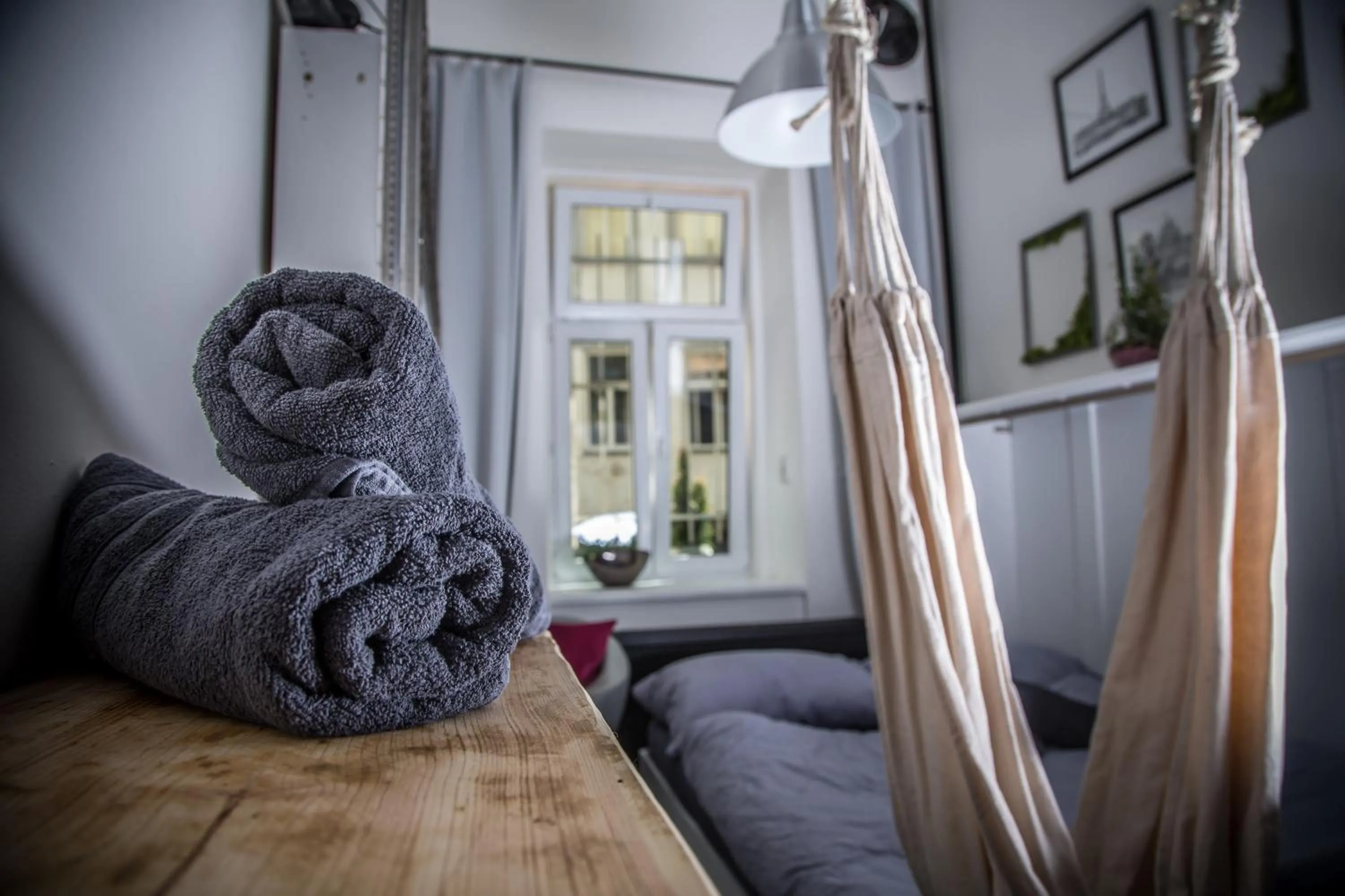 Bed in Wake Up Wellness Hostel