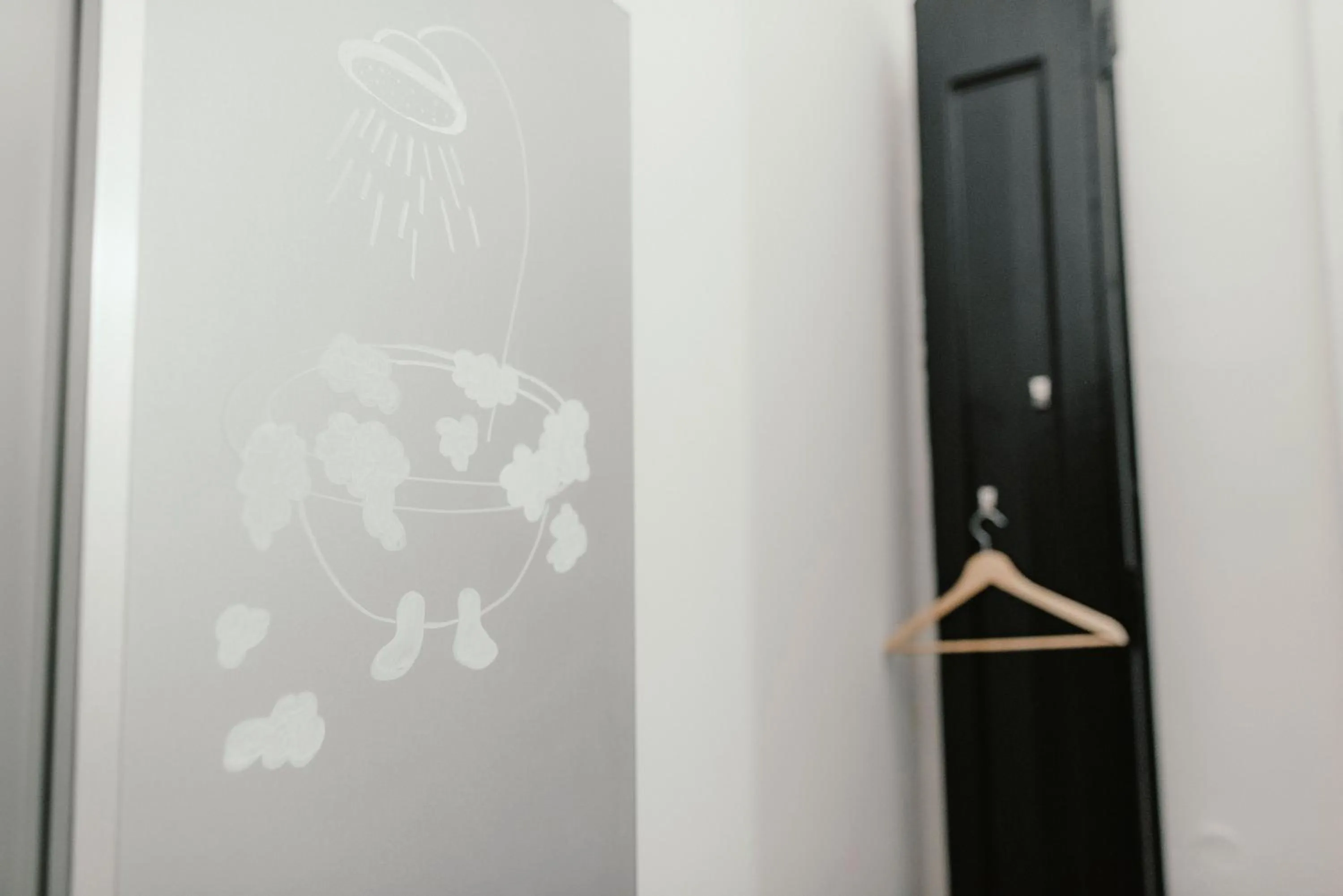 Shower in Wake Up Wellness Hostel