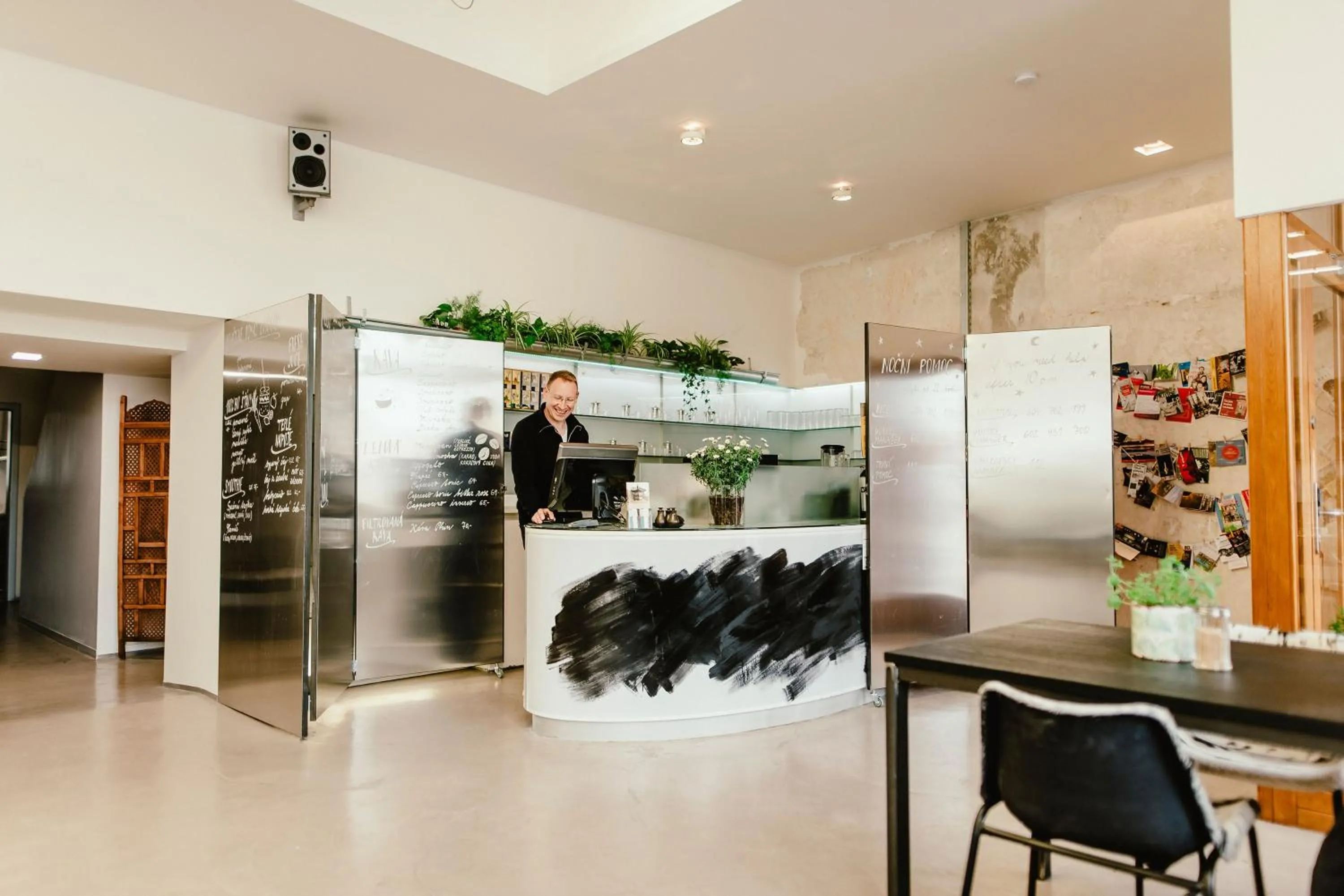 Lobby or reception in Wake Up Wellness Hostel