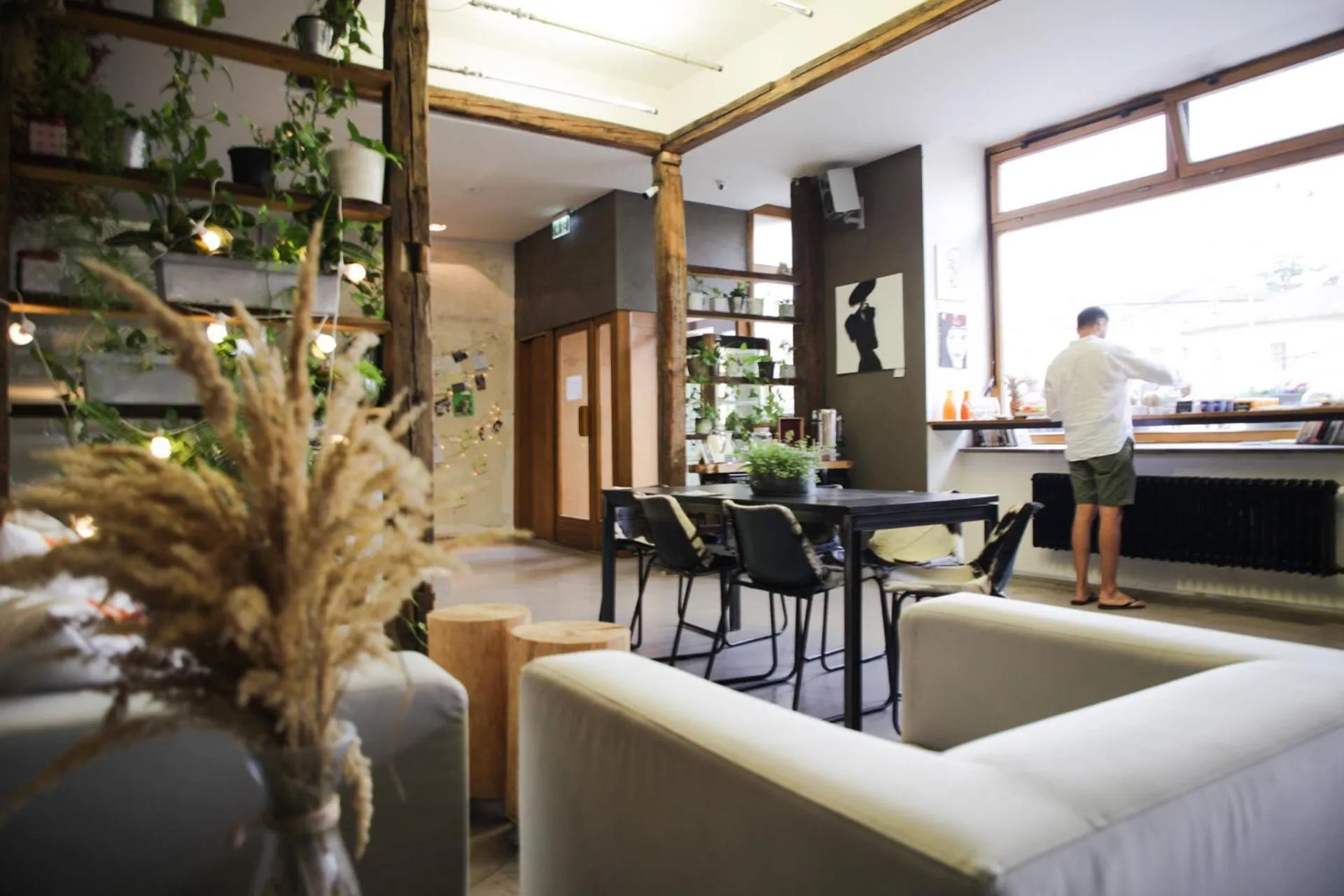 Lobby or reception in Wake Up Wellness Hostel