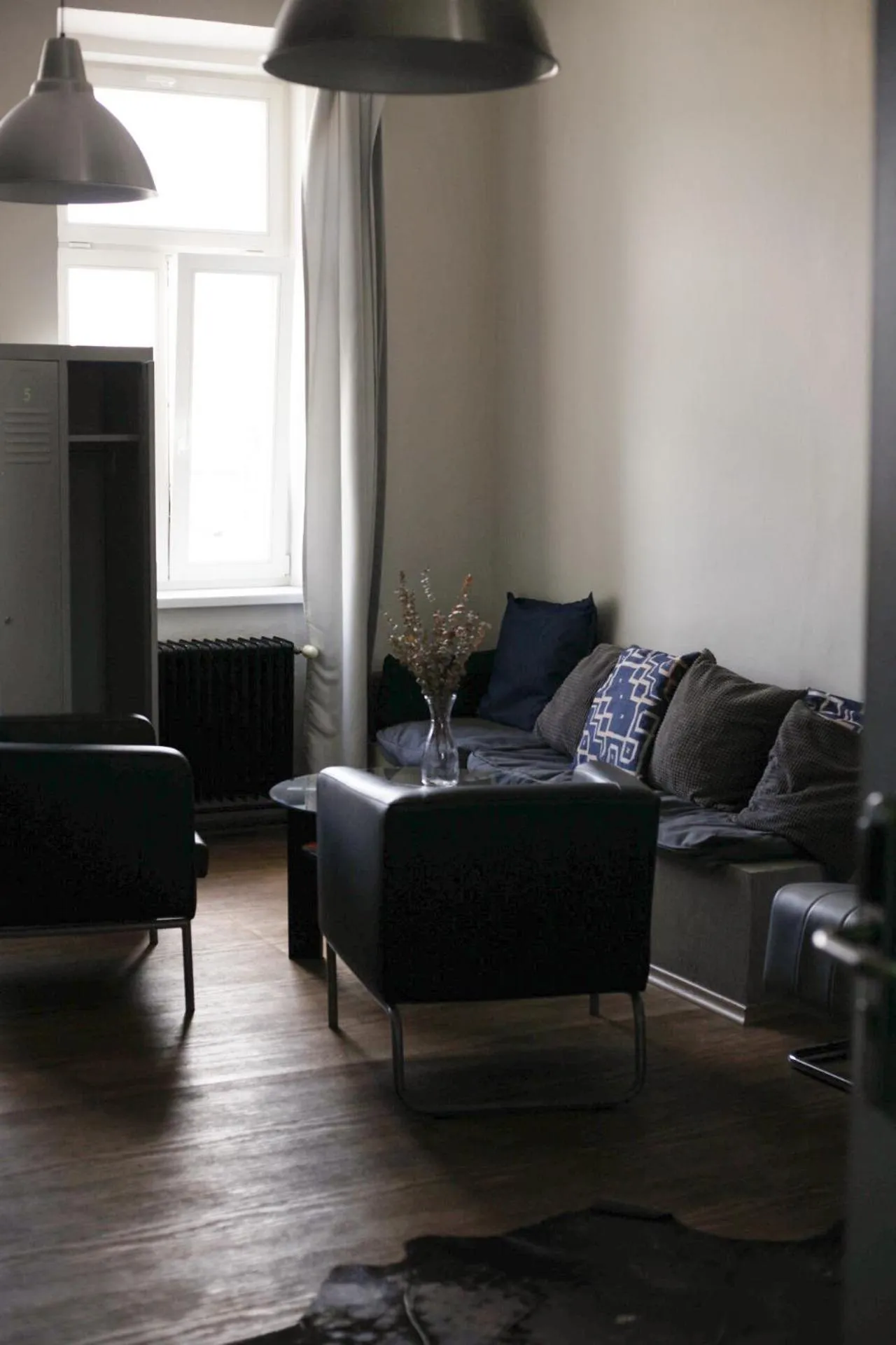 Seating area in Wake Up Wellness Hostel