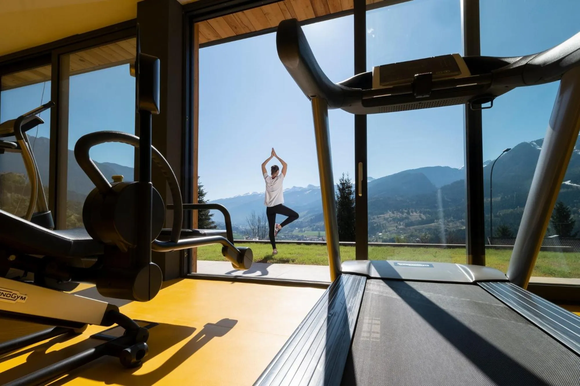 Fitness centre/facilities in La Roccia Wellness Hotel