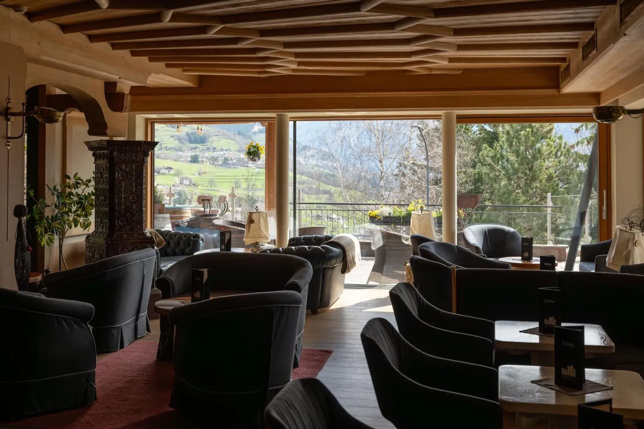 Living room in La Roccia Wellness Hotel Living room in La Roccia Wellness Hotel