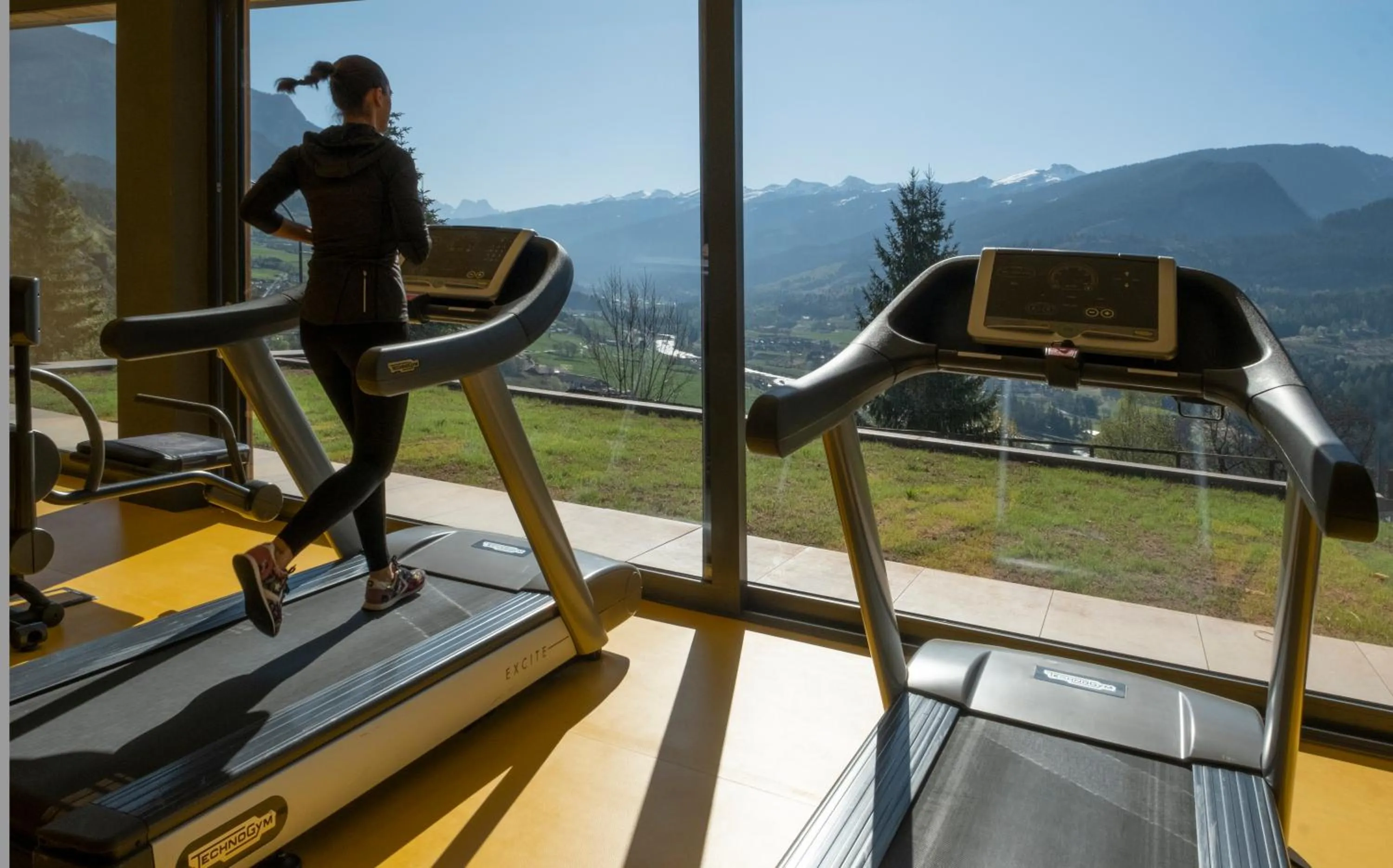 Fitness centre/facilities in La Roccia Wellness Hotel