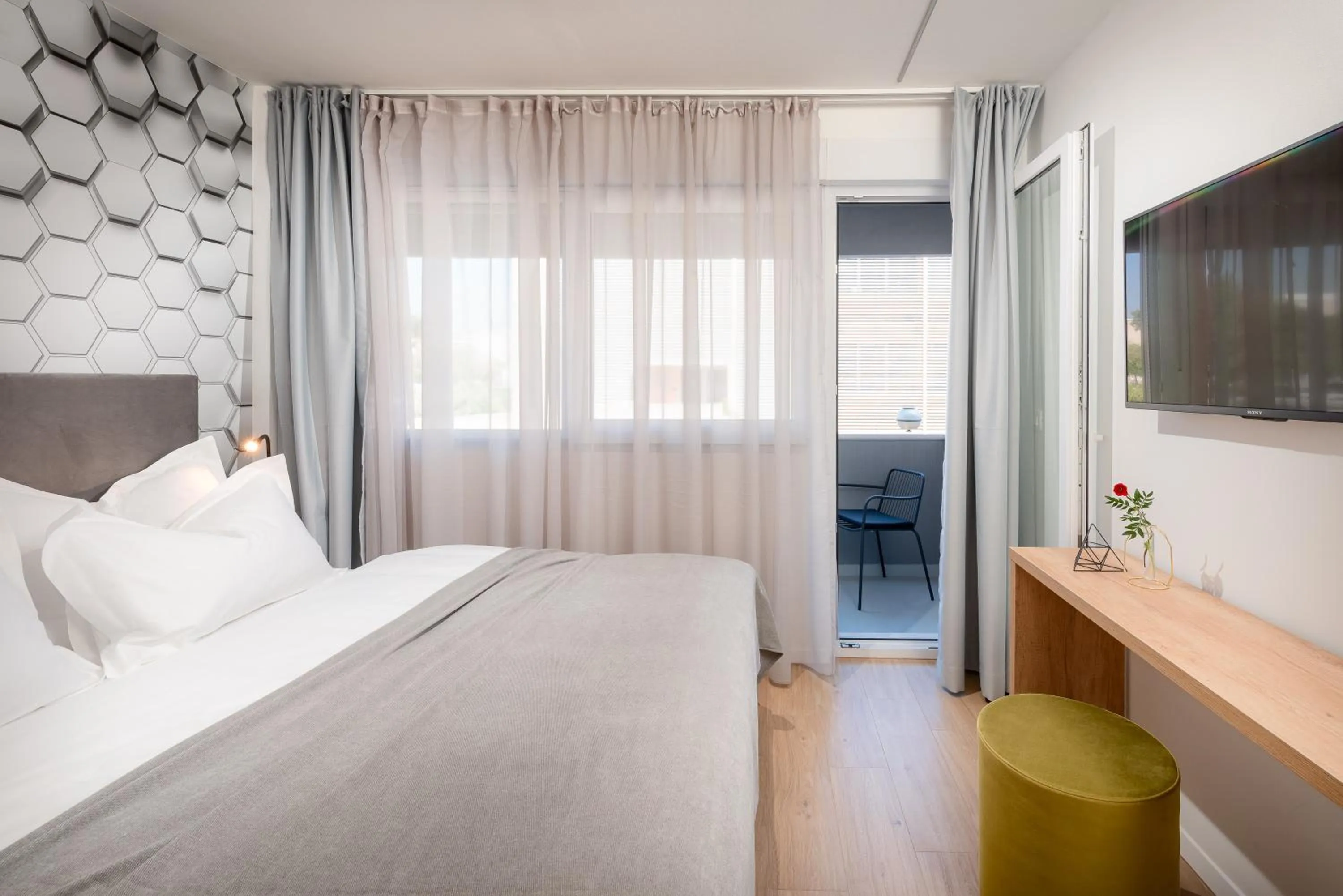 Bed in Skaline Luxury rooms Split